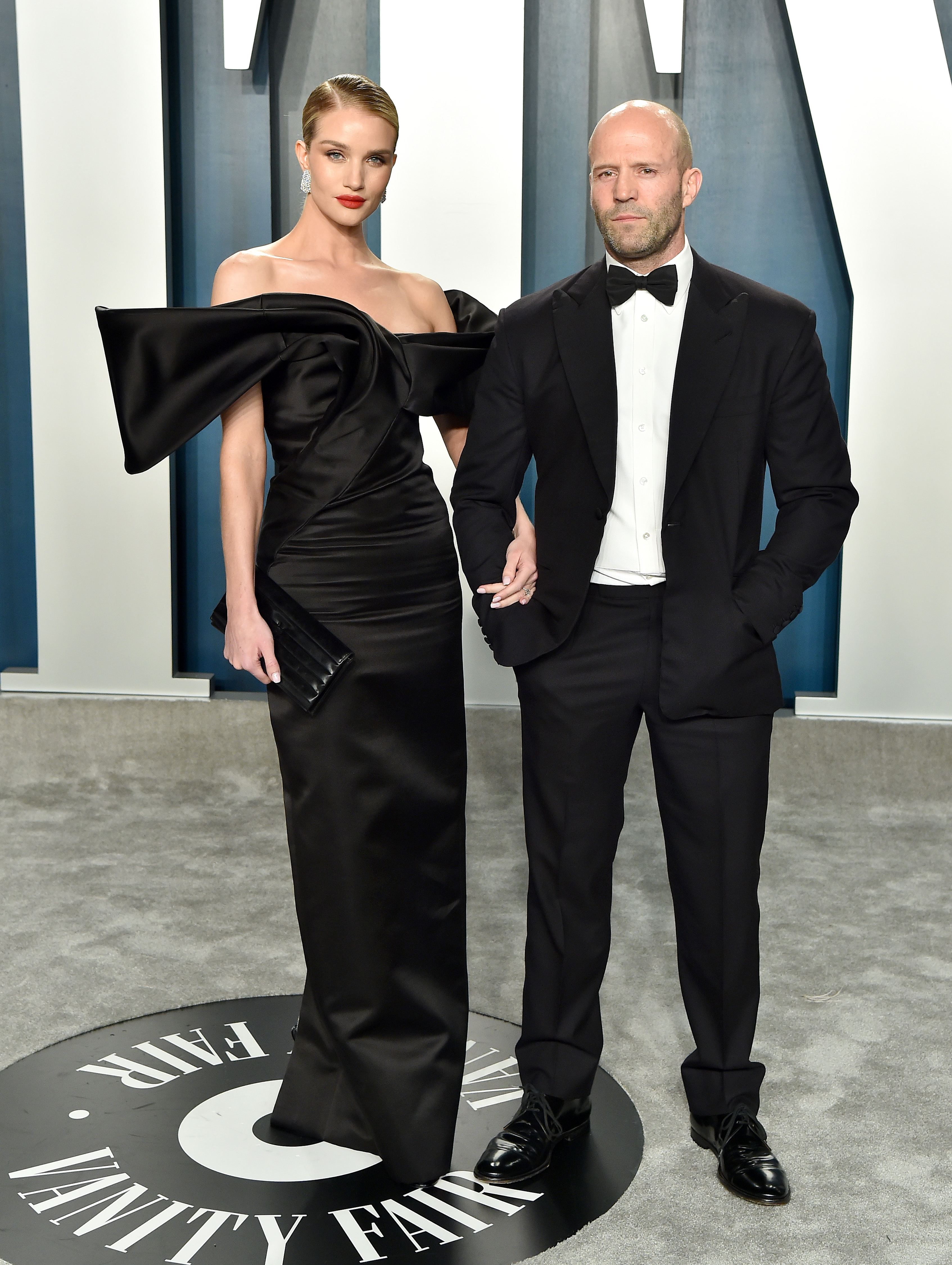 Rosie Huntington-Whiteley and Jason Statham at the 2020 Vanity Fair Oscar Party on February 9 in Beverly Hills, California. | Source: Getty Images