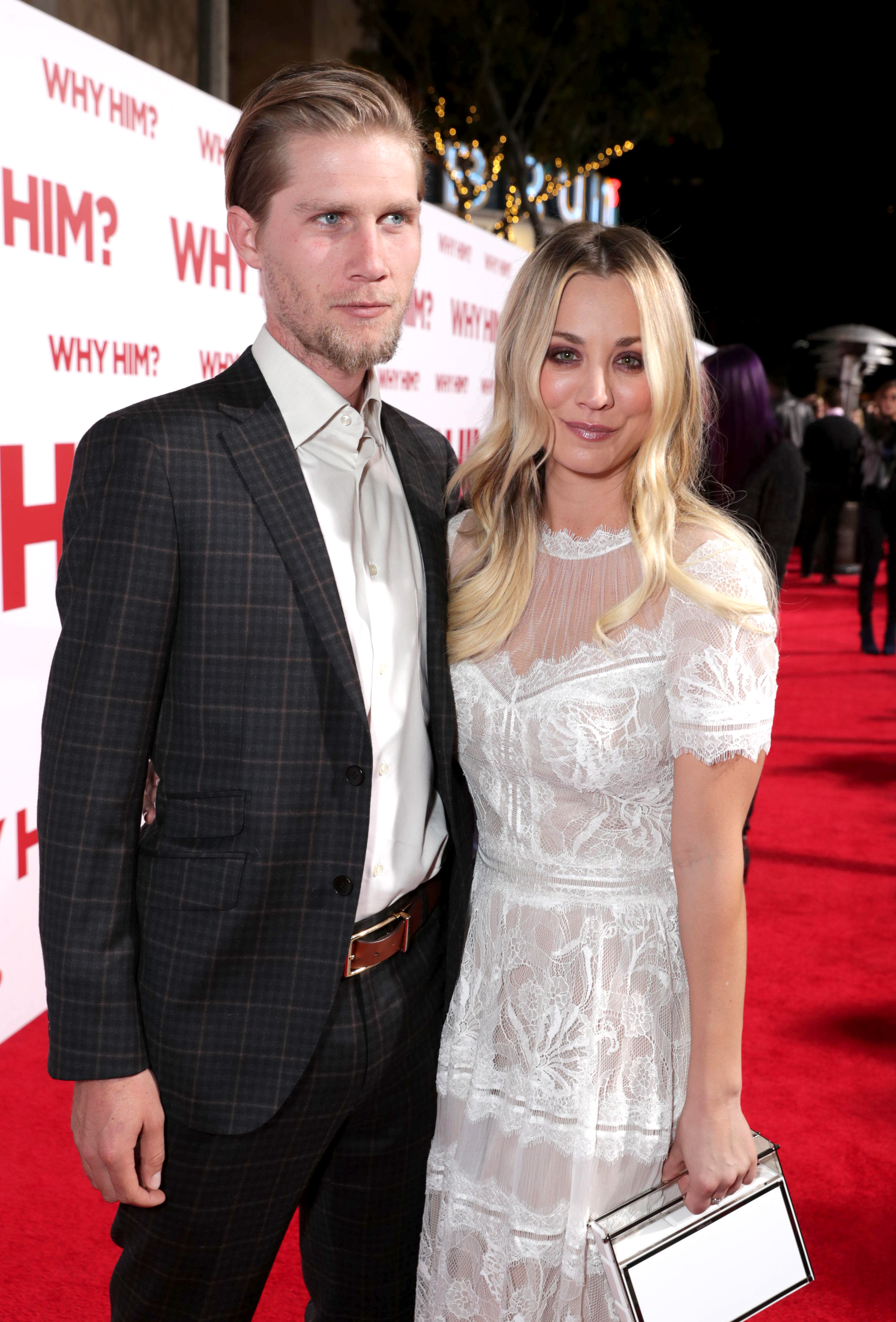 Karl Cook and Kaley Cuoco attend Twentieth Century Fox's world premiere of "Why Him?" in Westwood, California, on December 17, 2016 | Source: Getty Images