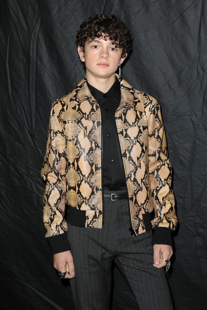 Noah Jupe attends the Celine show as part of the Paris Fashion Week Womenswear Fall/Winter 2020/2021 on February 28, 2020 in Paris, France. | Source: Getty Images