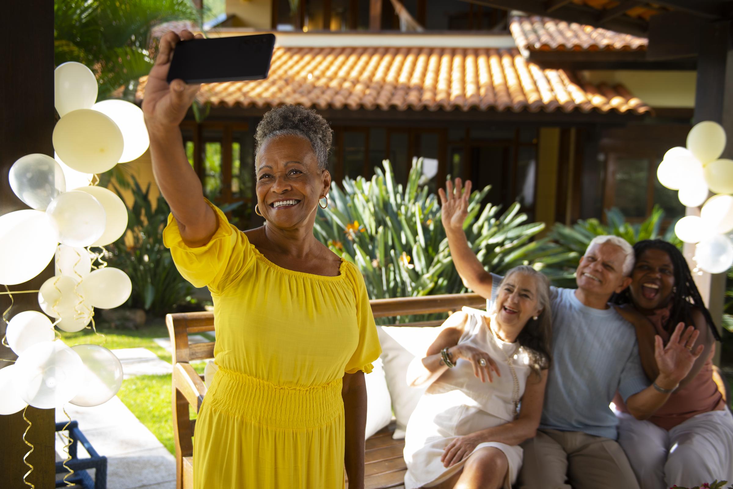 Senior women at an event | Source: Freepik