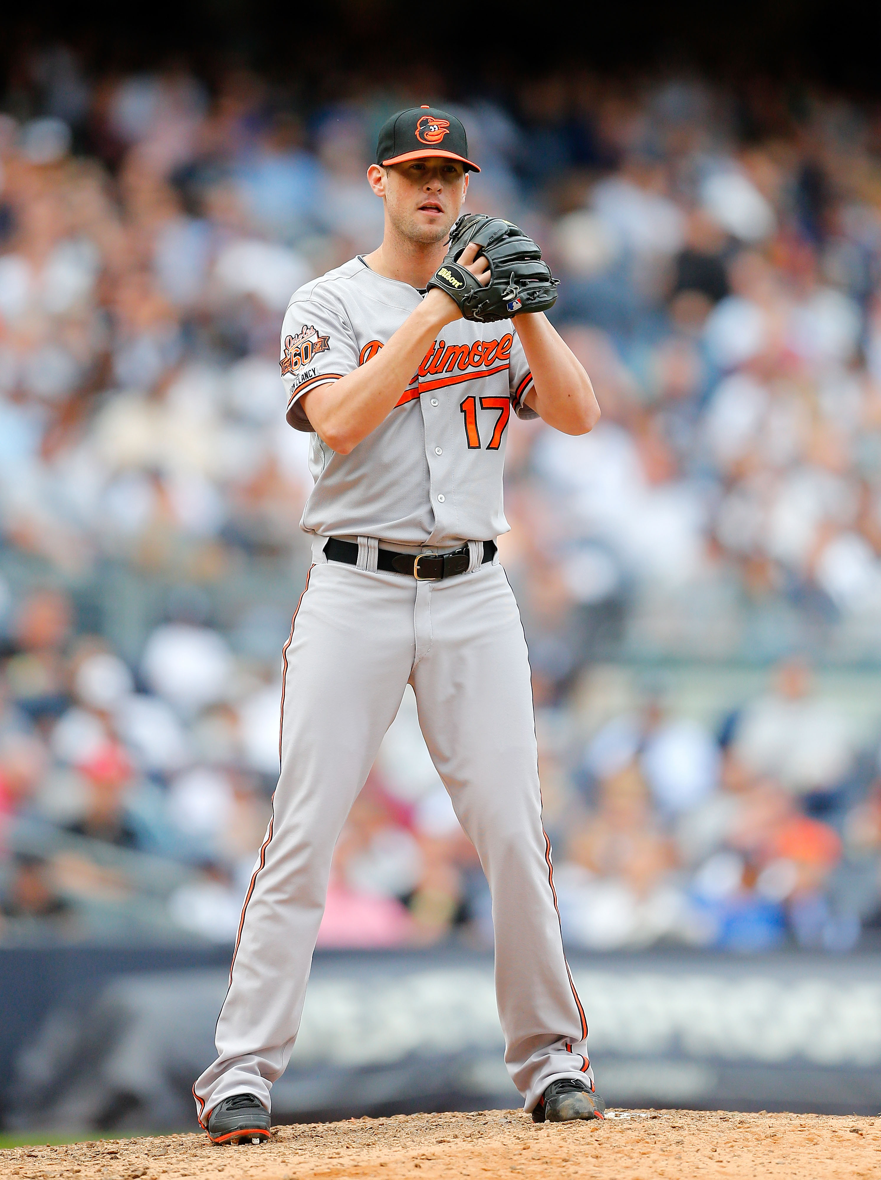 Brian Matusz of the Baltimore Orioles in action against the New York Yankees at Yankee Stadium in the Bronx borough of New York City, on September 24, 2014 | Source: Getty Images