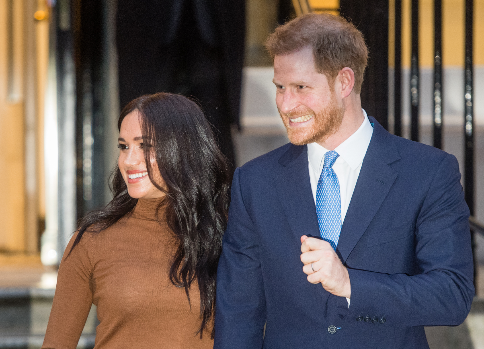 Meghan Markle and Prince Harry arrive at Canada House on January 7, 2020 in London, England. | Source: Getty Images