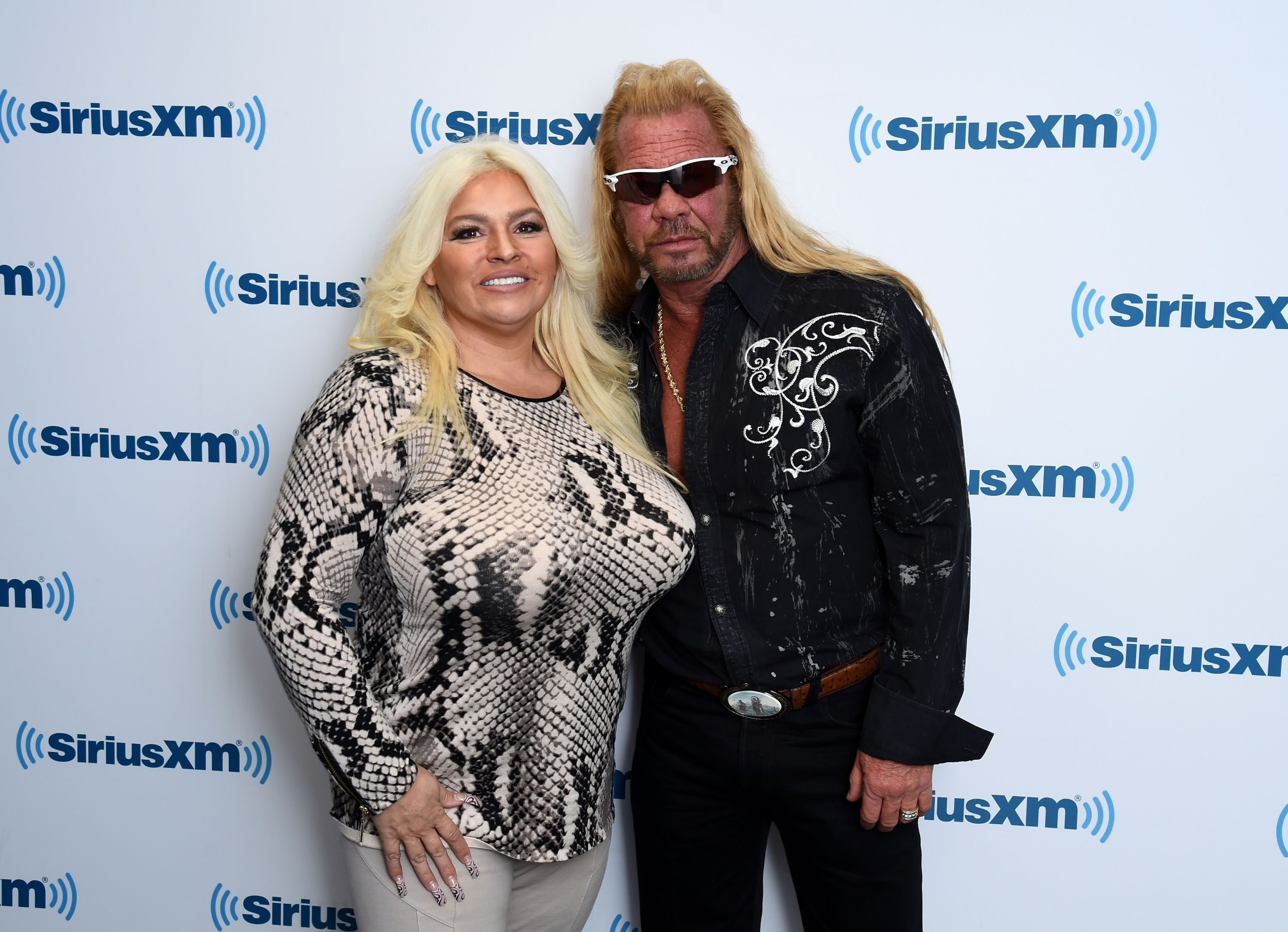 Beth Chapman and Dog the Bounty Hunter, Duane Chapman at the SiriusXM Studios on April 24, 2015 | Photo: Getty Images
