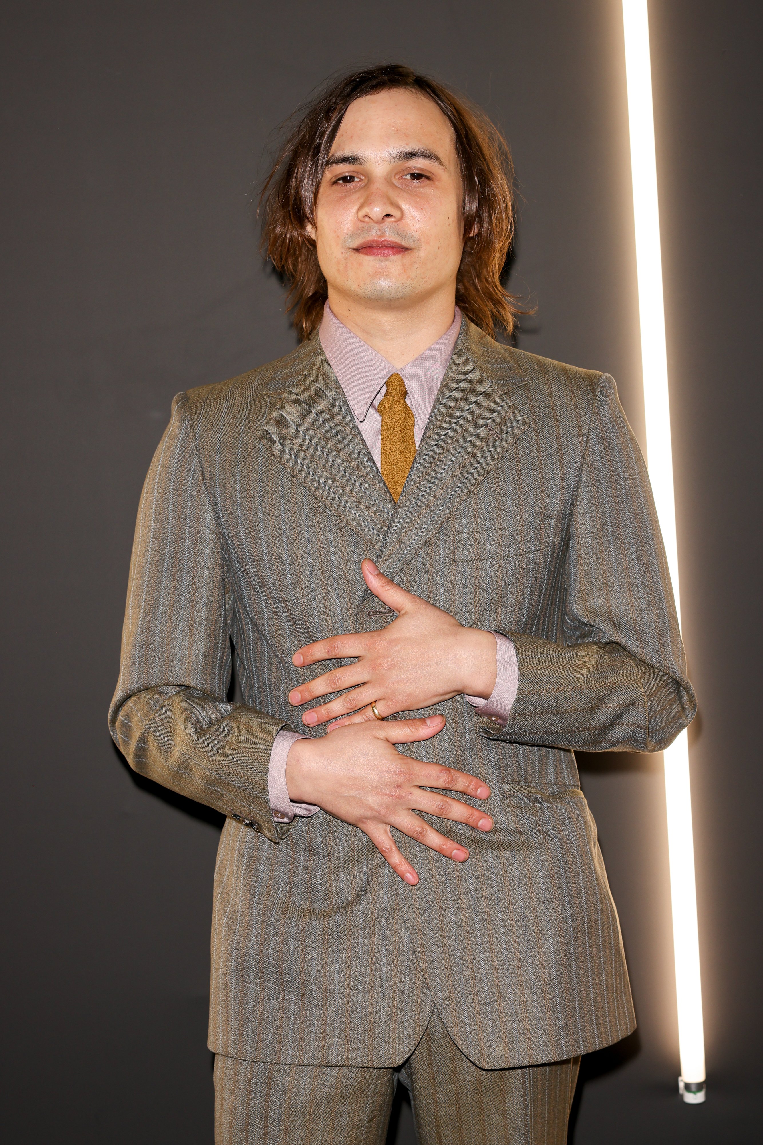 Frank Dillane on March 9, 2022 in London, England | Source: Getty Images 