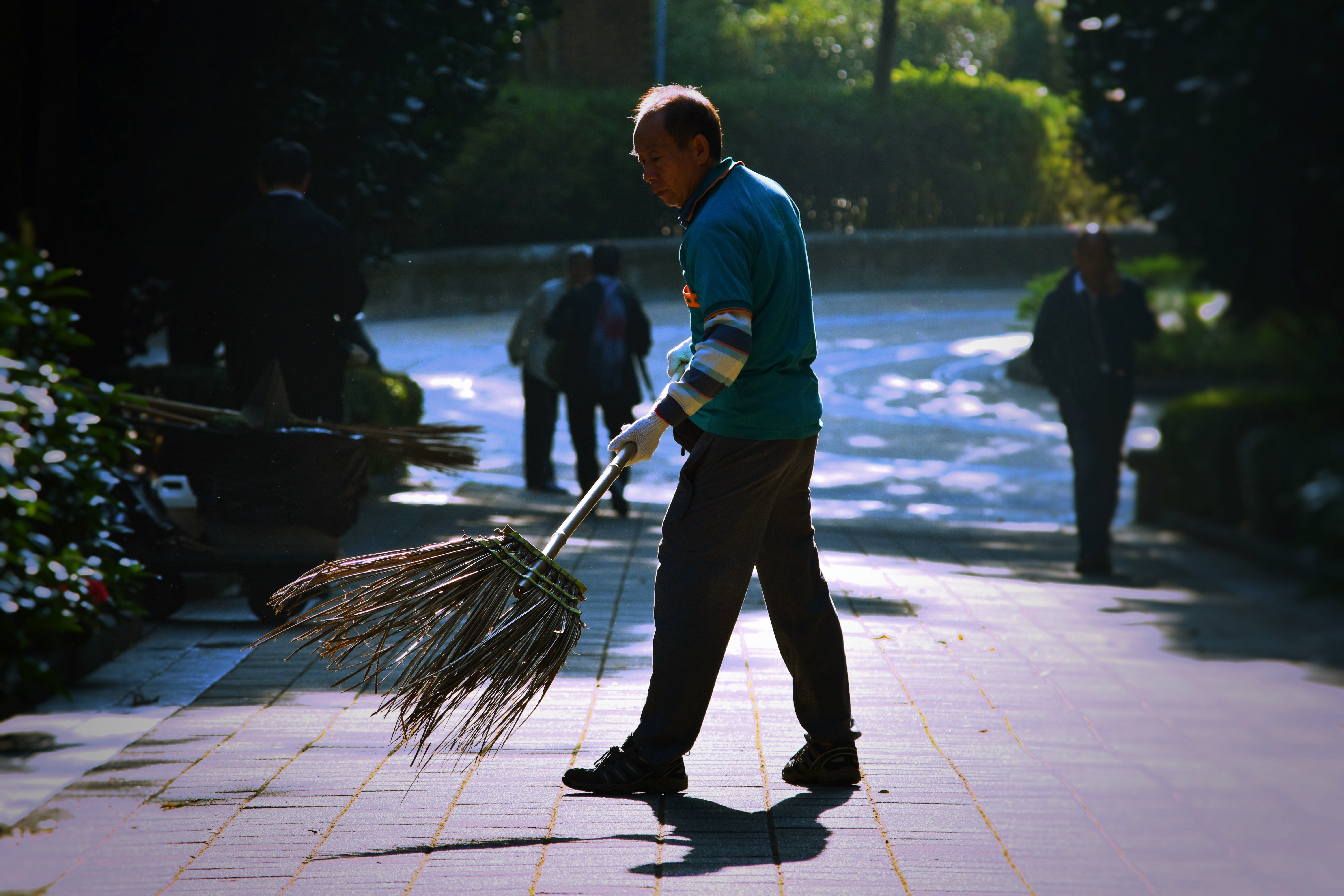 Albert wandered through the park, raking the paths, emptying the bins, and making sure everything was perfect. | Source: Unsplash