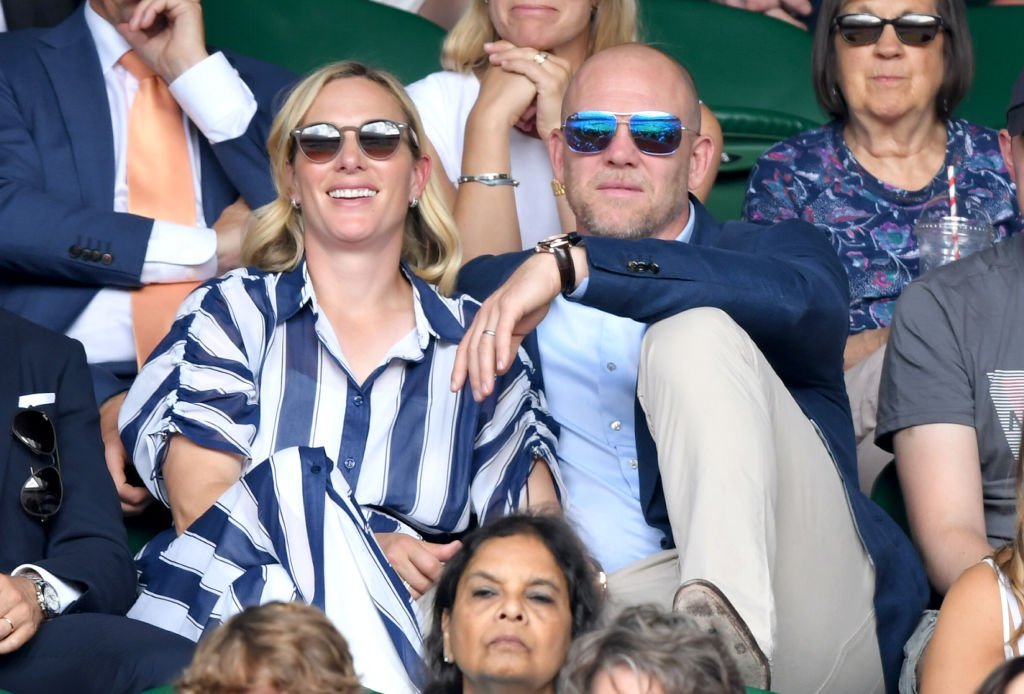 Mike Tindall and Zara Phillips attend day 9 of the Wimbledon Tennis Championships at All England Lawn Tennis and Croquet Club | Photo: Getty Images