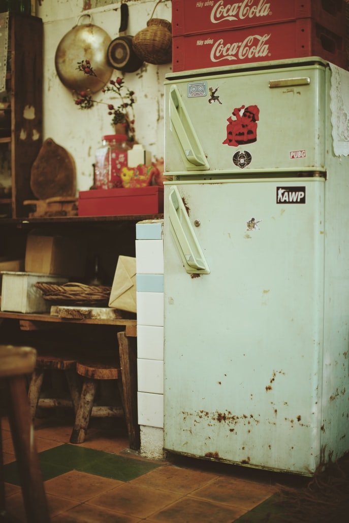 Refrigerador viejo. | Foto: Unsplash