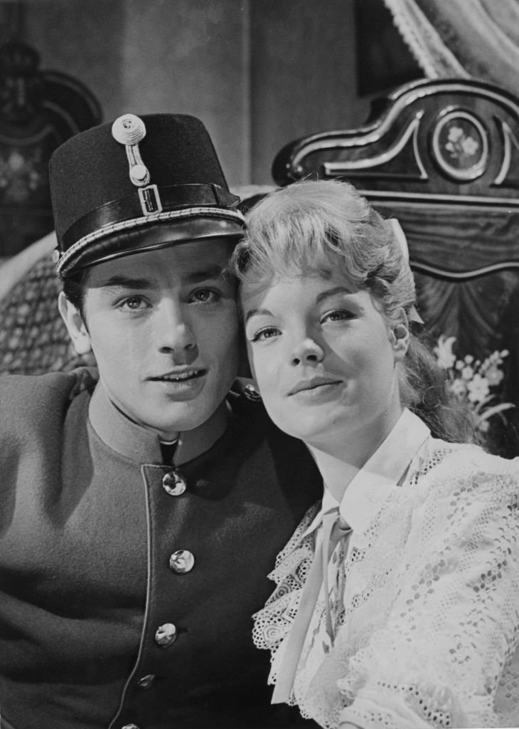 Alain Delon et Romy Schneider en 1958. l Photo : Getty Images