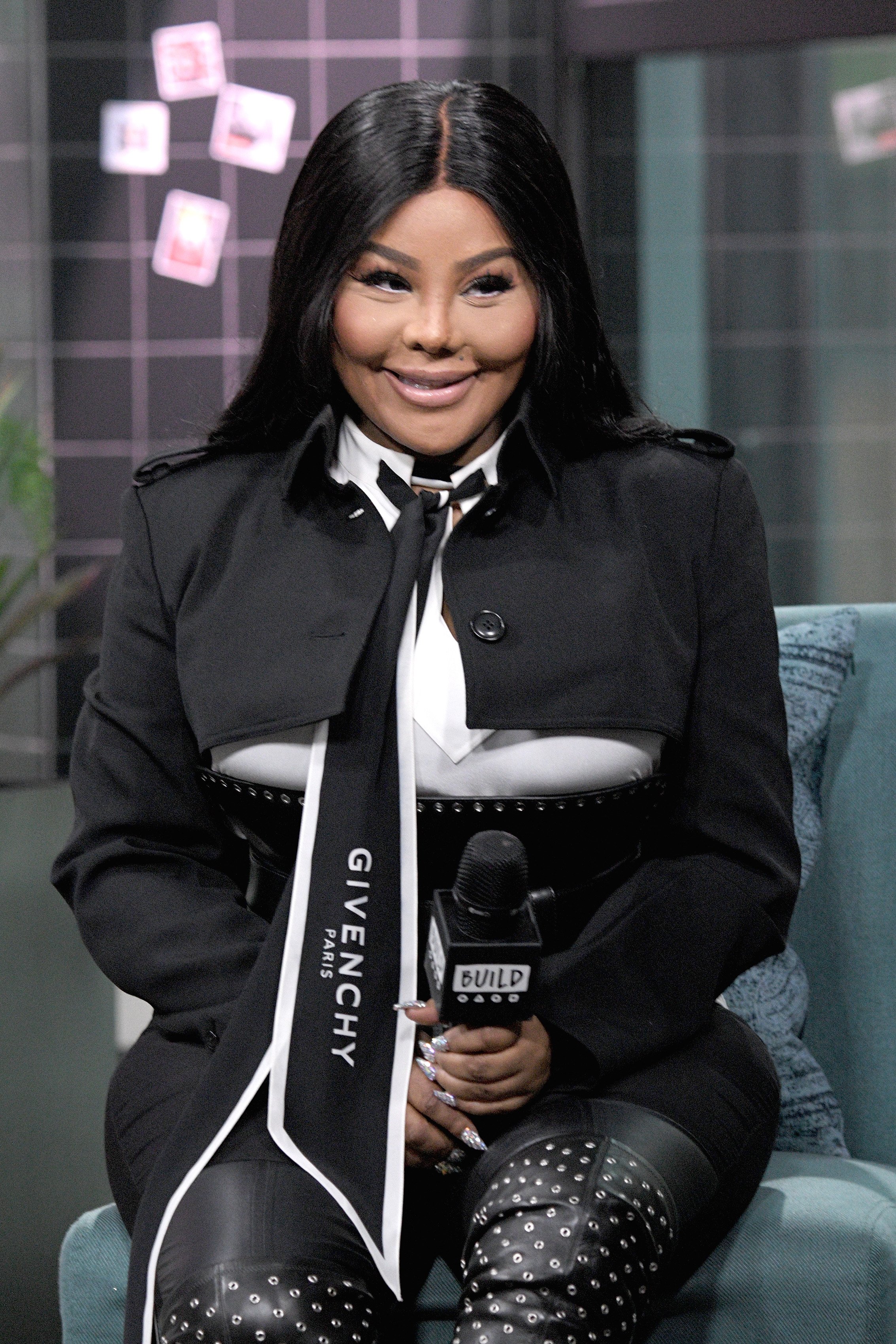 Lil' Kim visits the Build Series to discuss her new album "9" at Build Studio on October 8, 2019, in New York City. | Source: Getty Images