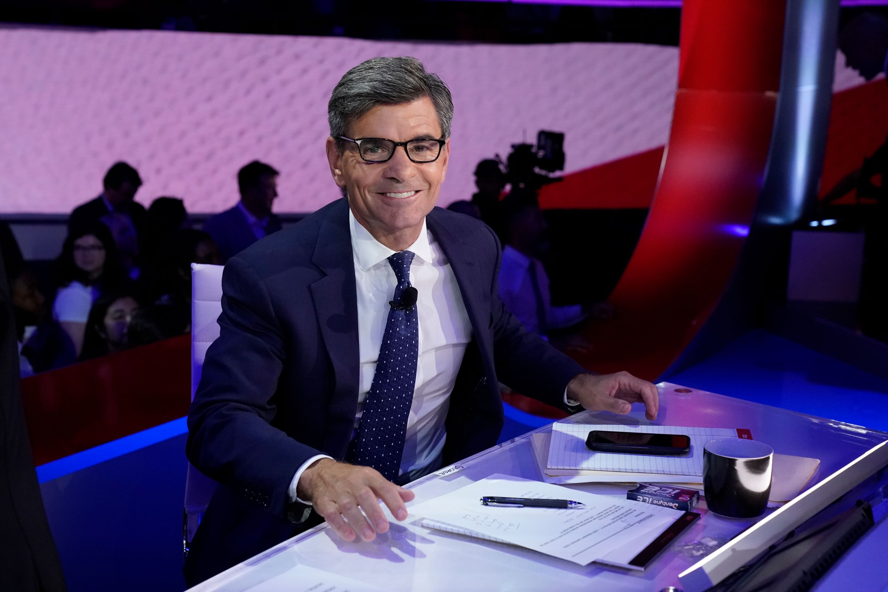 George Stephanopoulos at the Texas Southern University's Health & PE Center in Houston on September 12, 2019 | Photo: Heidi Gutman/Walt Disney Television/Getty Images
