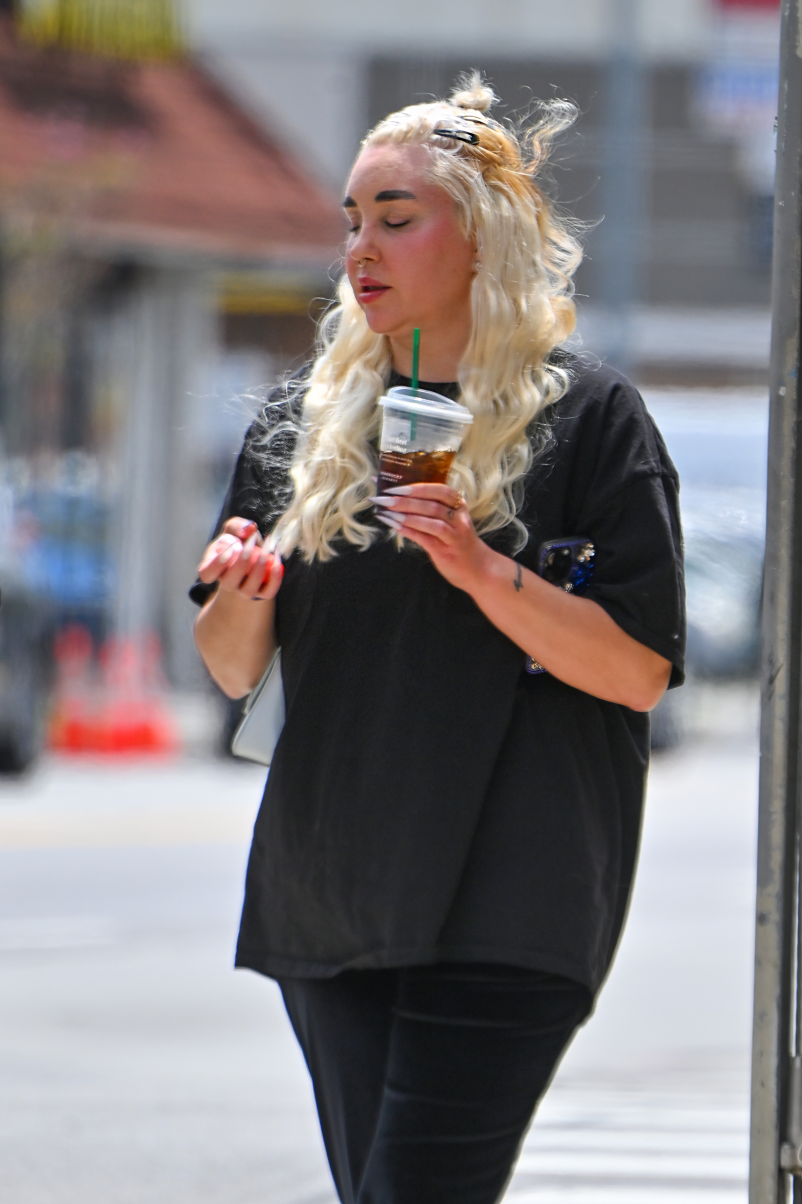 Amanda Bynes spotted in Los Angeles, California, on April 25, 2024. | Source: Getty Images