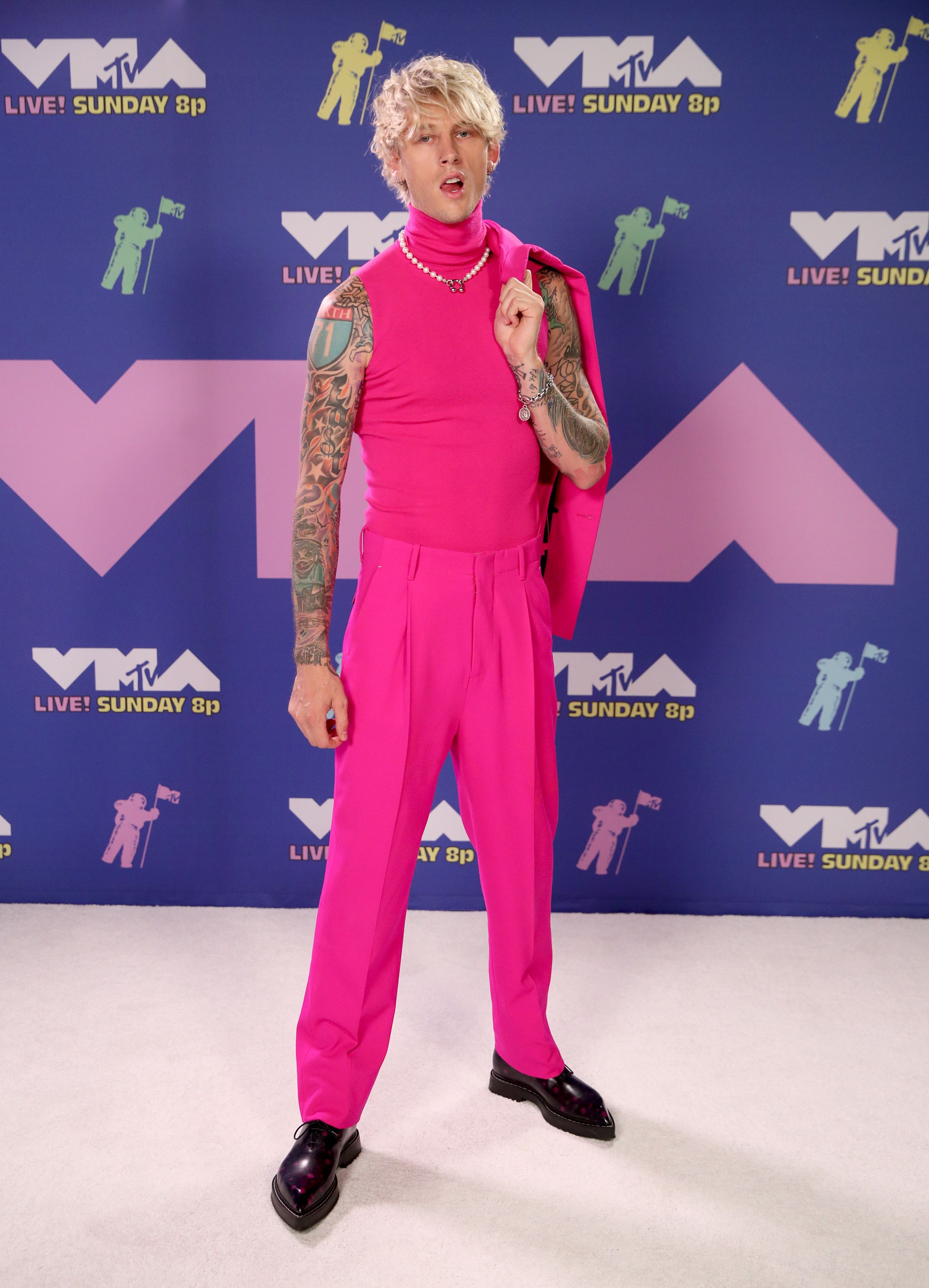 Machine Gun Kelly attends the 2020 MTV Video Music Awards on August 30, 2020. | Source: Getty Images