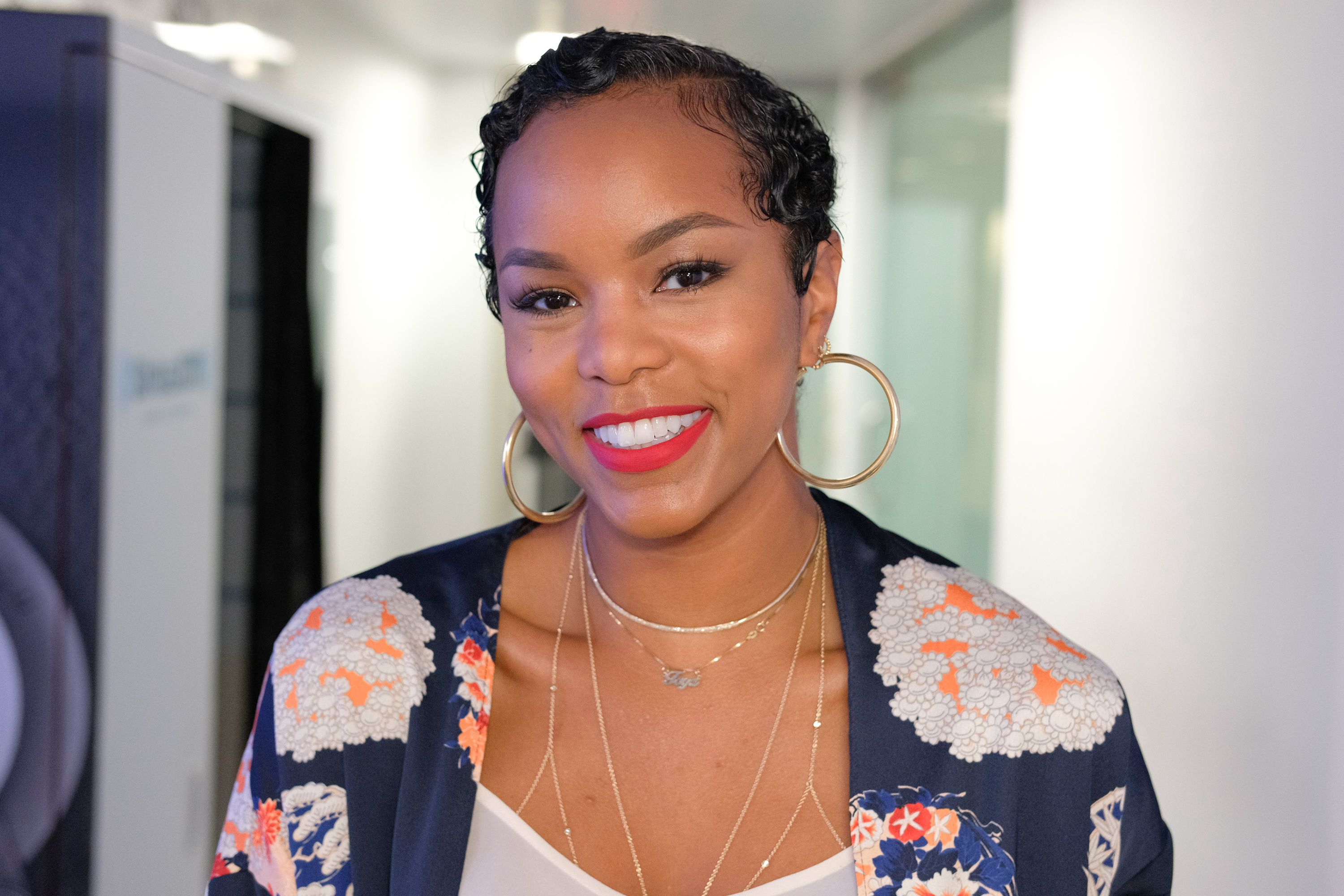 Singer LeToya Luckett visits the SiriusXM Studios on April 19, 2017 in New York City. | Source: Getty Images