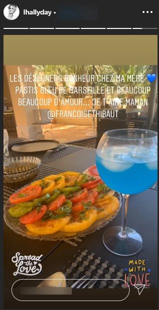 Story de la veuve de Johnny Hallyday. | Photo : Instagram/lhallyday Story de la veuve de Johnny Hallyday. | Photo : Instagram/lhallyday