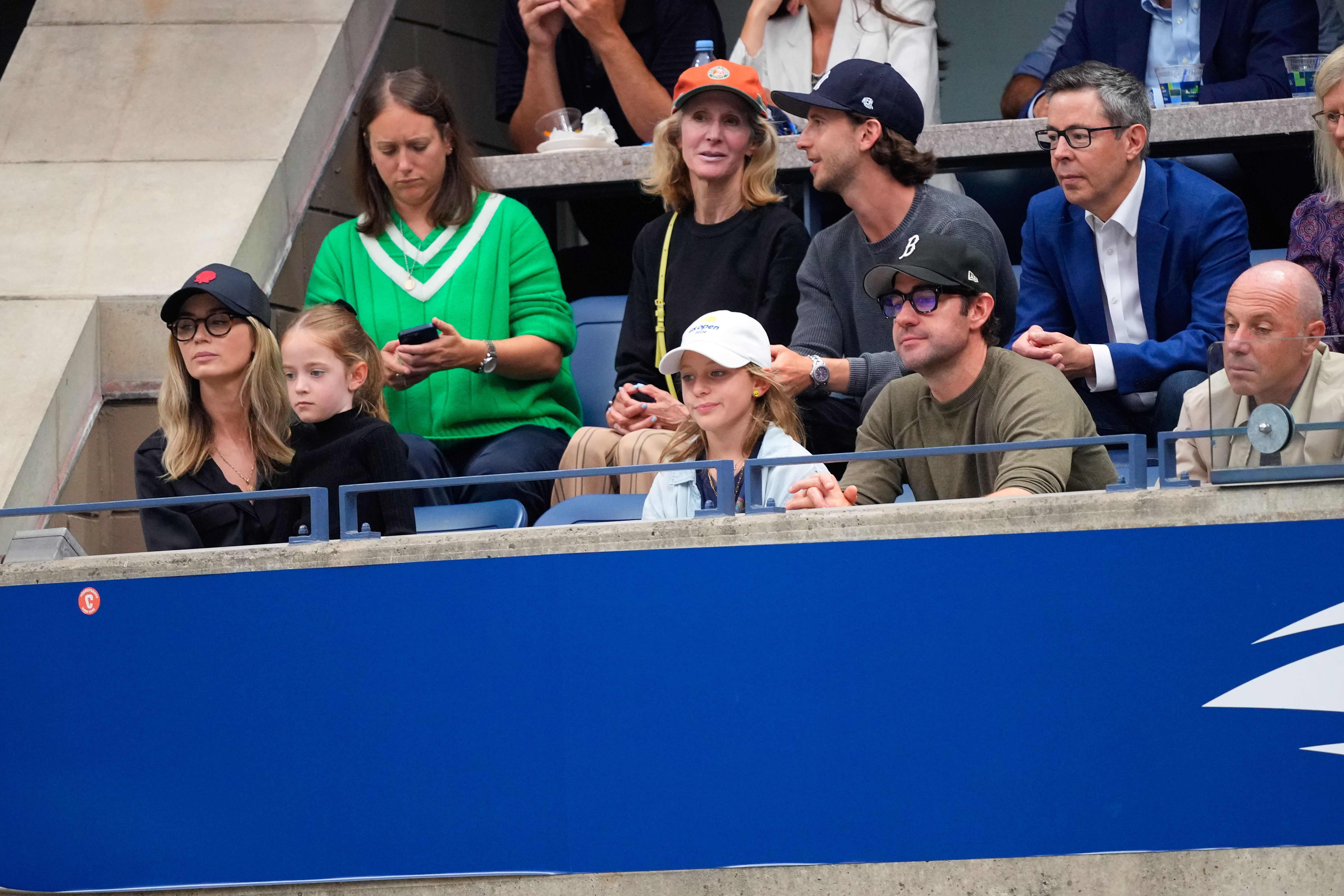 Emily Blunt, Violet, Hazel and John Krasinski. | Source: Getty Images