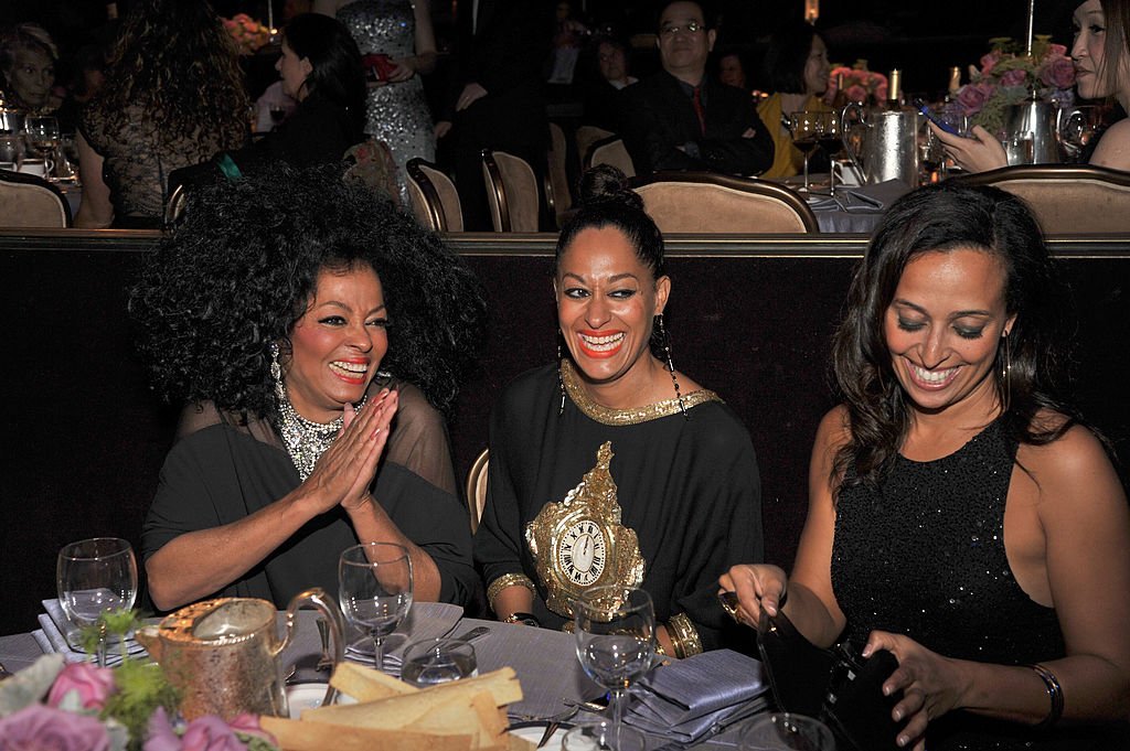 Diana Ross, Tracee Ellis Ross and Chudney Lane Silberstein attend Clive Davis and The Recording Academy's 2012 Pre-GRAMMY Gala at The Beverly Hilton hotel on February 11, 2012 in Beverly Hills, California | Photo: Getty Images