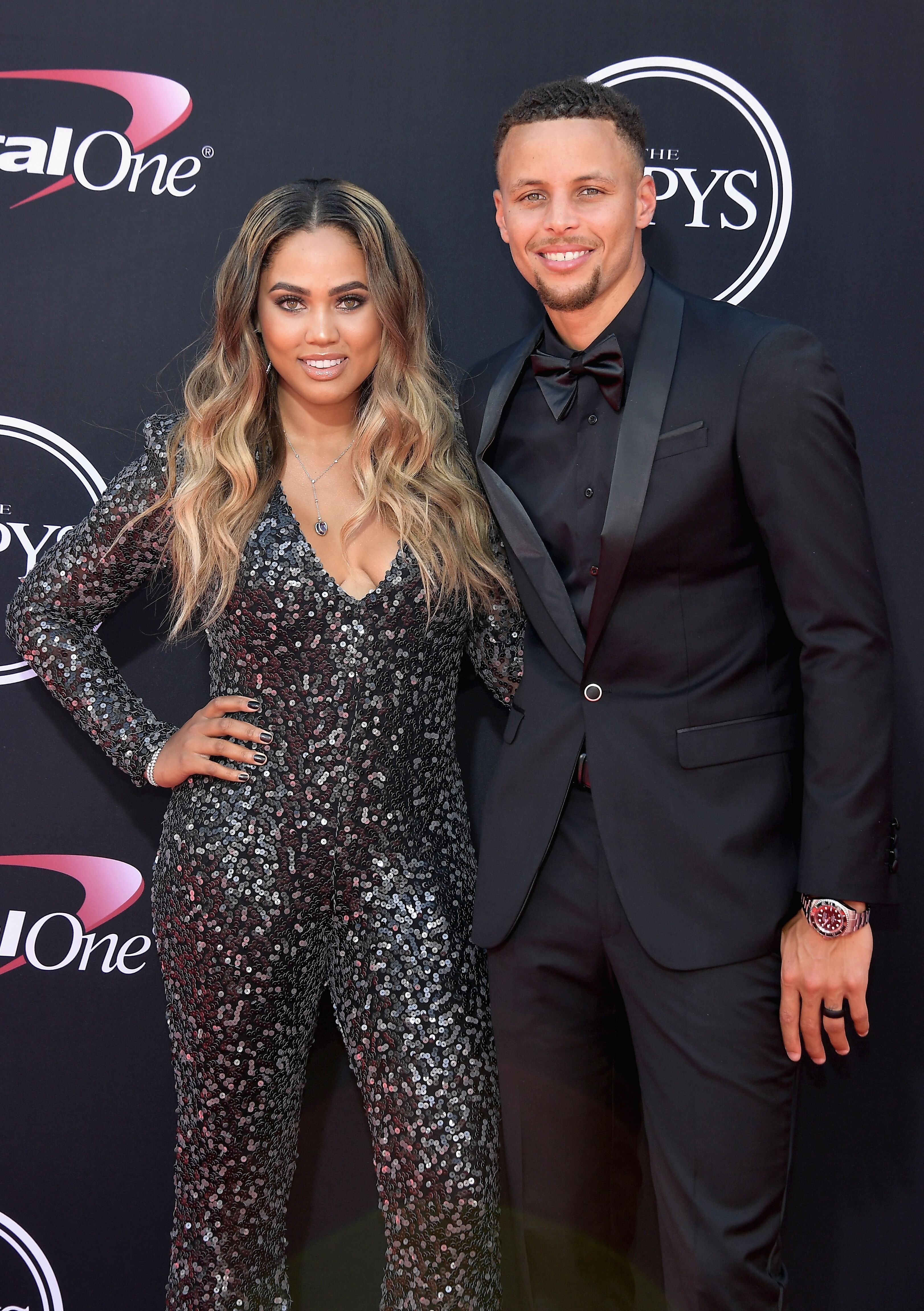 Ayesha and Stephen Curry at The ESPYS at Microsoft Theater on July 12, 2017 in Los Angeles, California. | Source: Getty Images