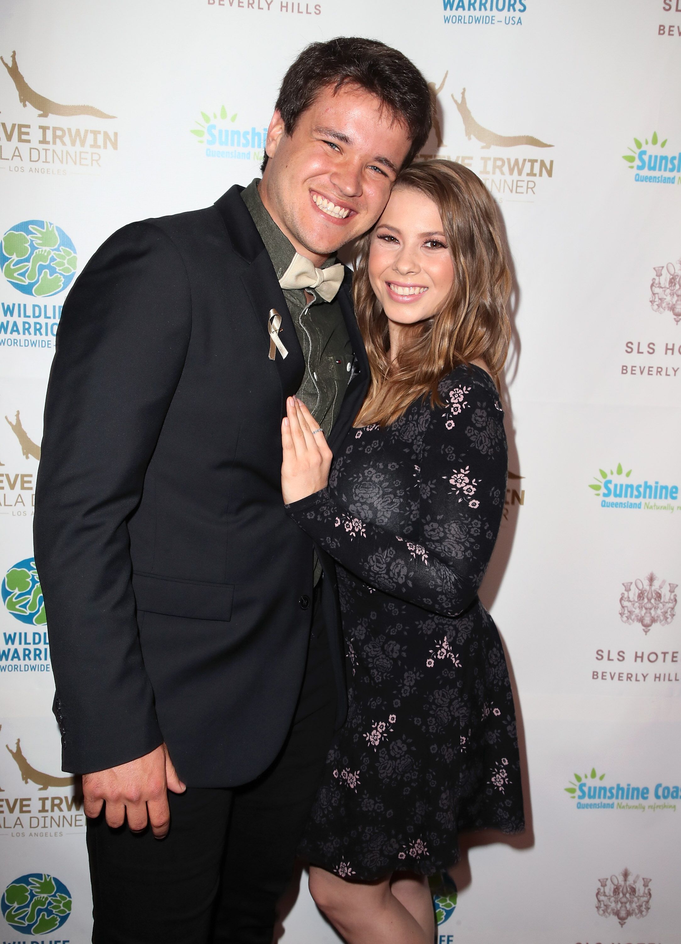 Wakeboarder Chandler Powell and conservationist/TV personality Bindi Irwin attend the Steve Irwin Gala Dinner 2018 at SLS Hotel on May 5, 2018 | Photo: Getty Images