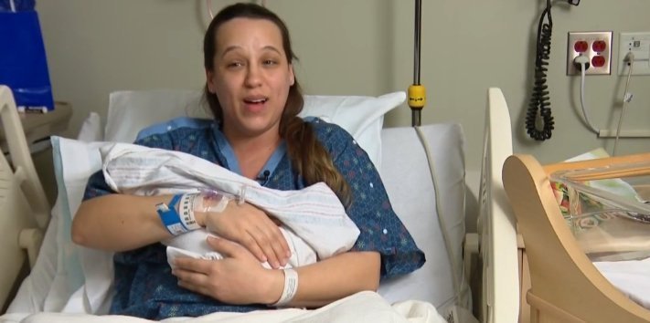 Fortuitous birth of baby was '1 in 48 million' according to doctor