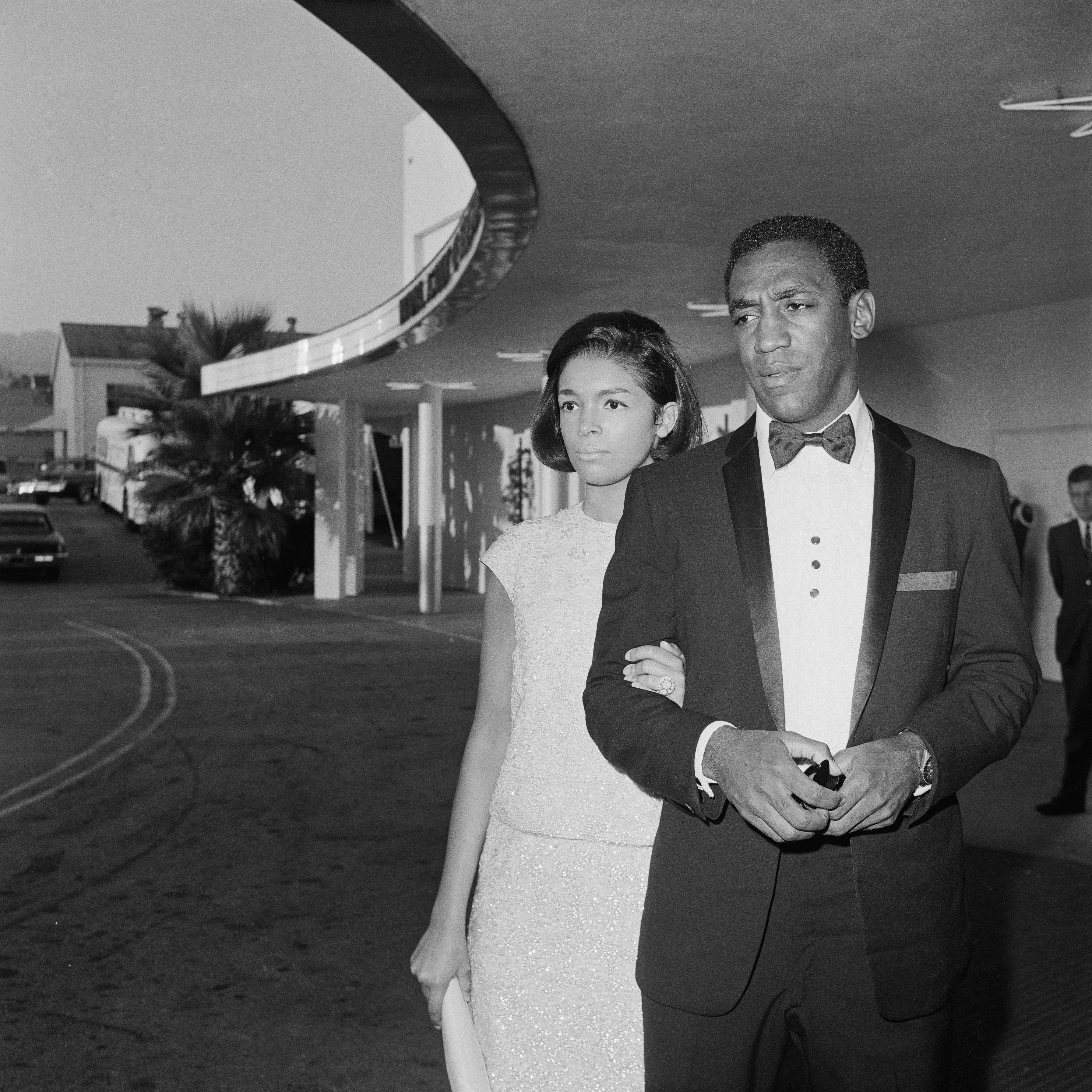 Camille and Bill Cosby in Hollywood, California at the Emmy Awards on September 12, 1965 | Photos: Bettmann/Getty Images