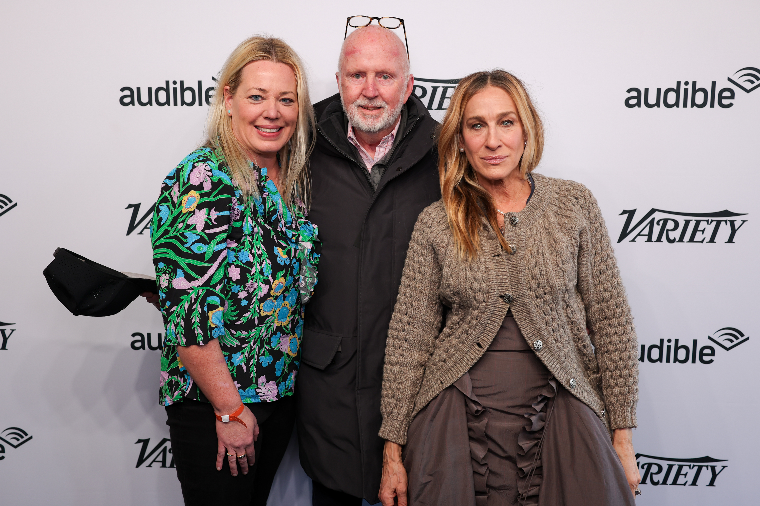 Alison Benson, Gerry Byrne, and Sarah Jessica Parker at Day 1 of the Variety Sundance Studio event in Park City, Utah on  January 24, 2025. | Source: Getty Images