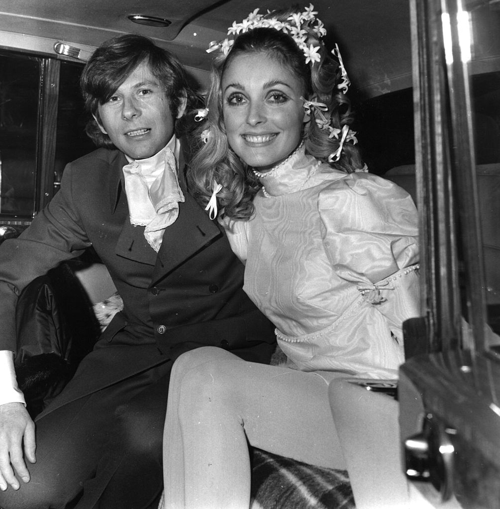 Polish film director Roman Polanski and American actress Sharon Tate (1943 - 1969) at their wedding. | Photo: Getty Images
