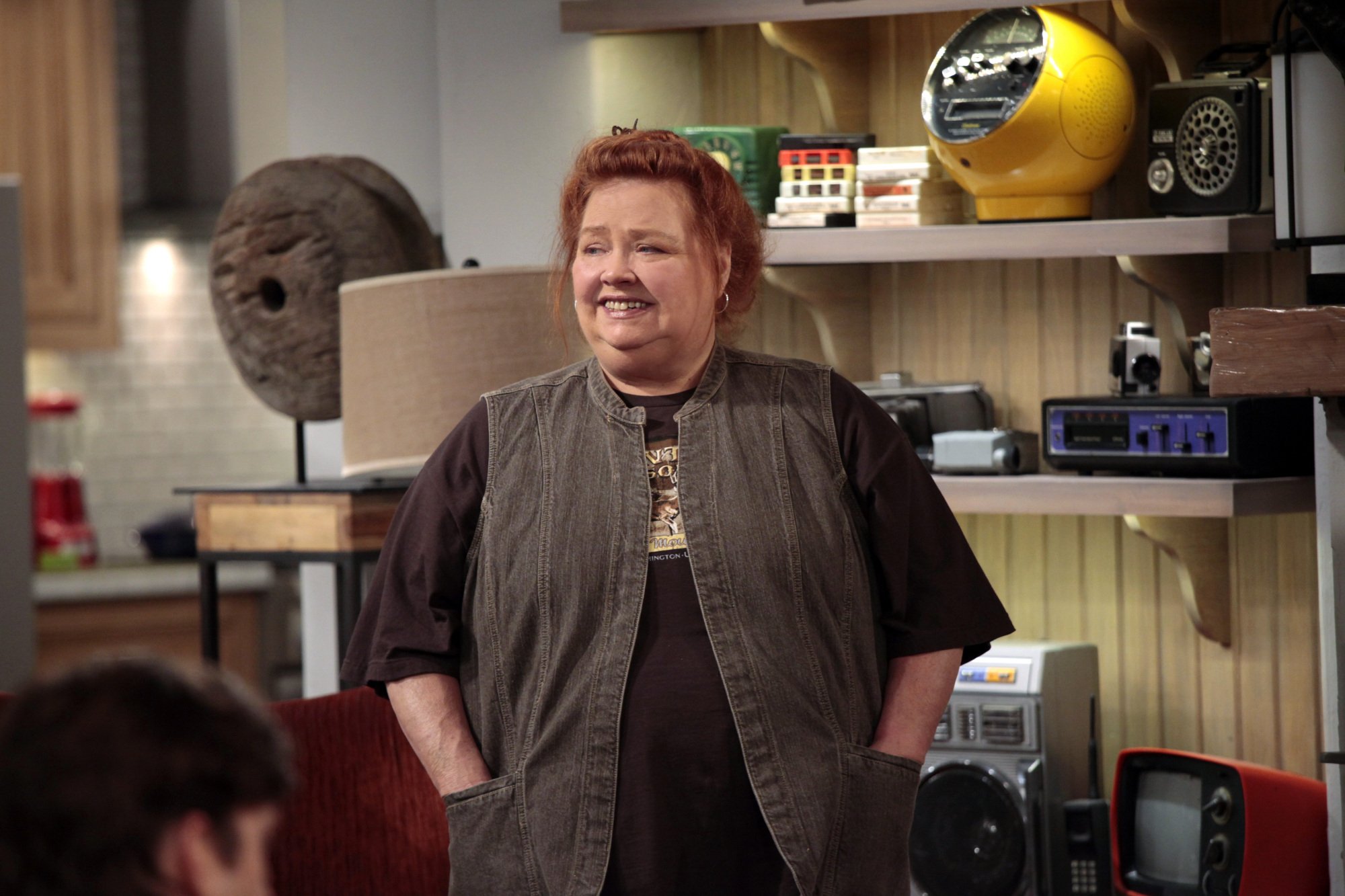 Berta (Conchata Ferrell), on the finale episode of "Two and a Half Men," on Monday, May 14, 2012. | Source: Getty Images.