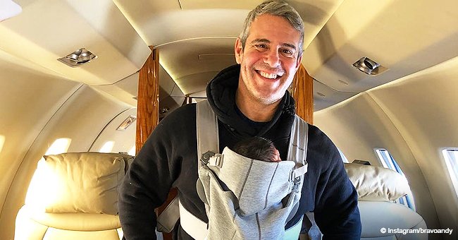 Andy Cohen gets slammed for taking days-old son on a plane