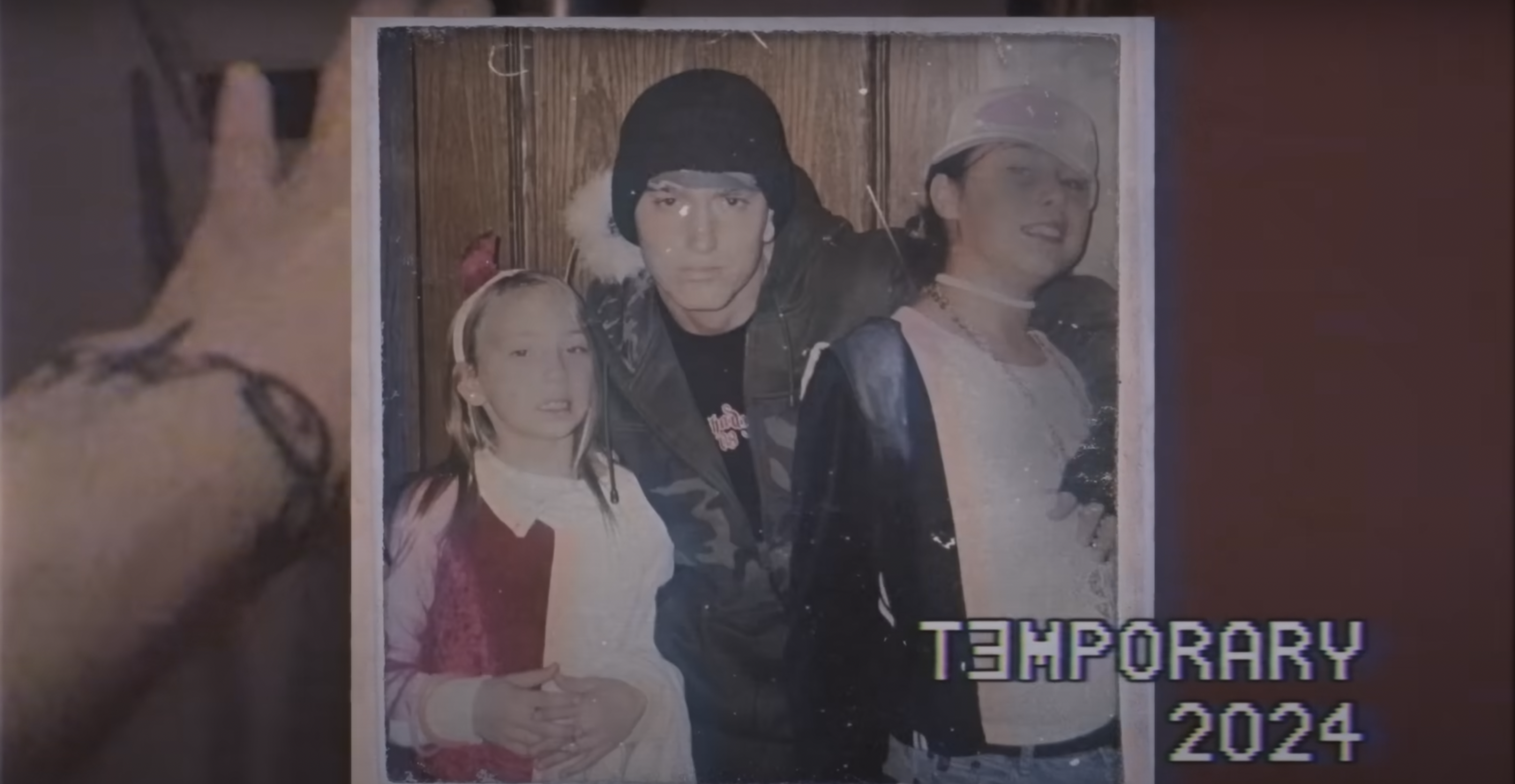 Eminem and his daughter Hailie Jade in a clip uploaded on October 3, 2024 | Source: YouTube/EminemMusic