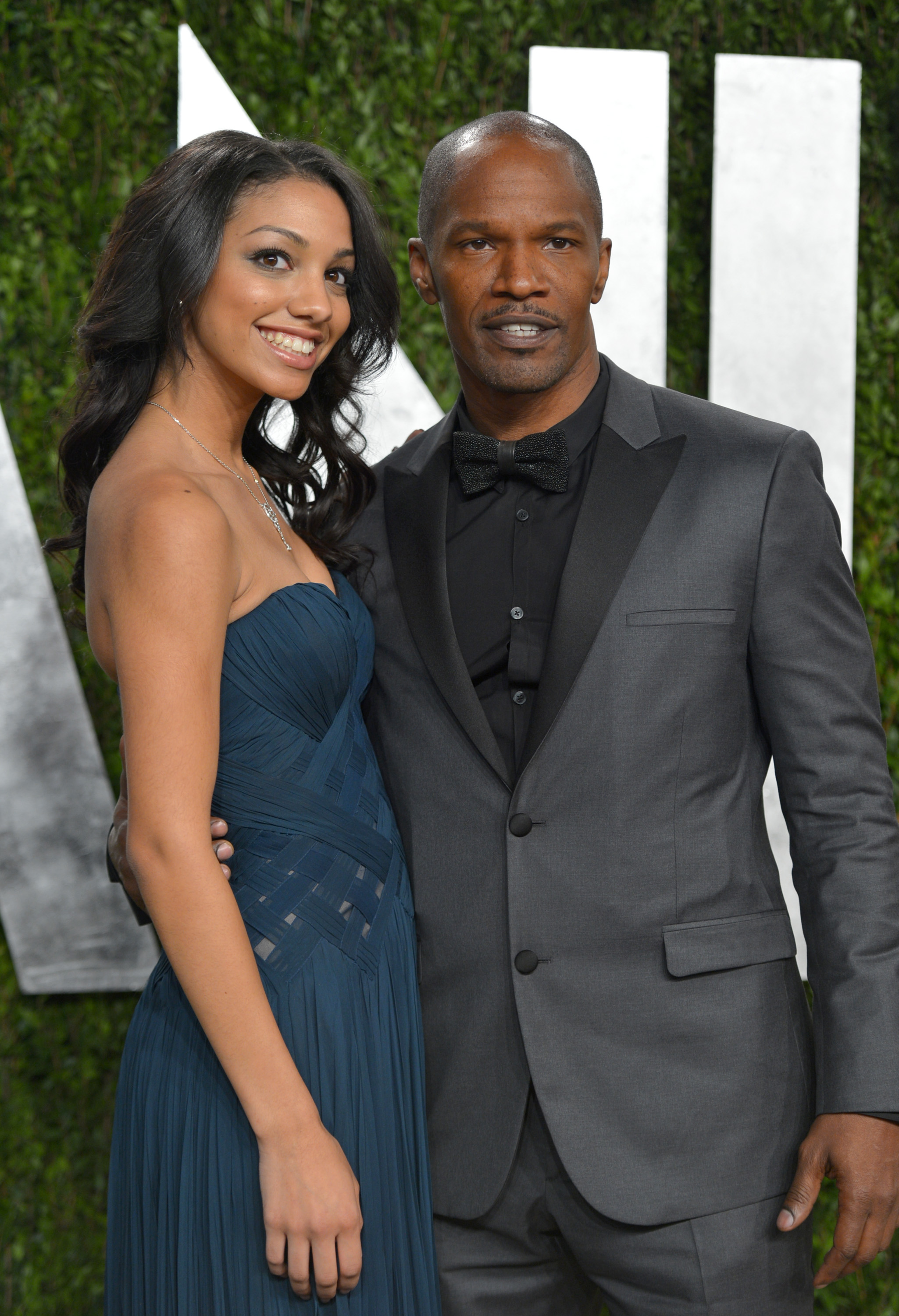 Jamie Foxx and his daughter Corinne Foxx in Los Angeles in 2013 | Source: Getty Images