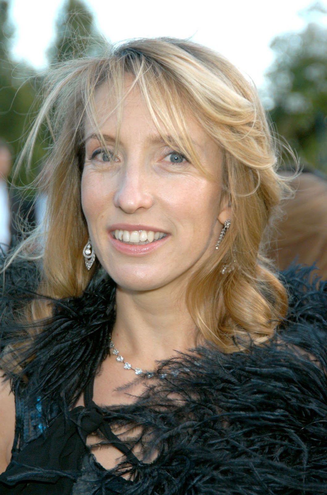 Sam Taylor-Johnson during the 6th Annual White Tie & Tiara Ball to Benefit the Elton John Aids Foundation in 2004 in Windsor, England. | Source: Getty Images