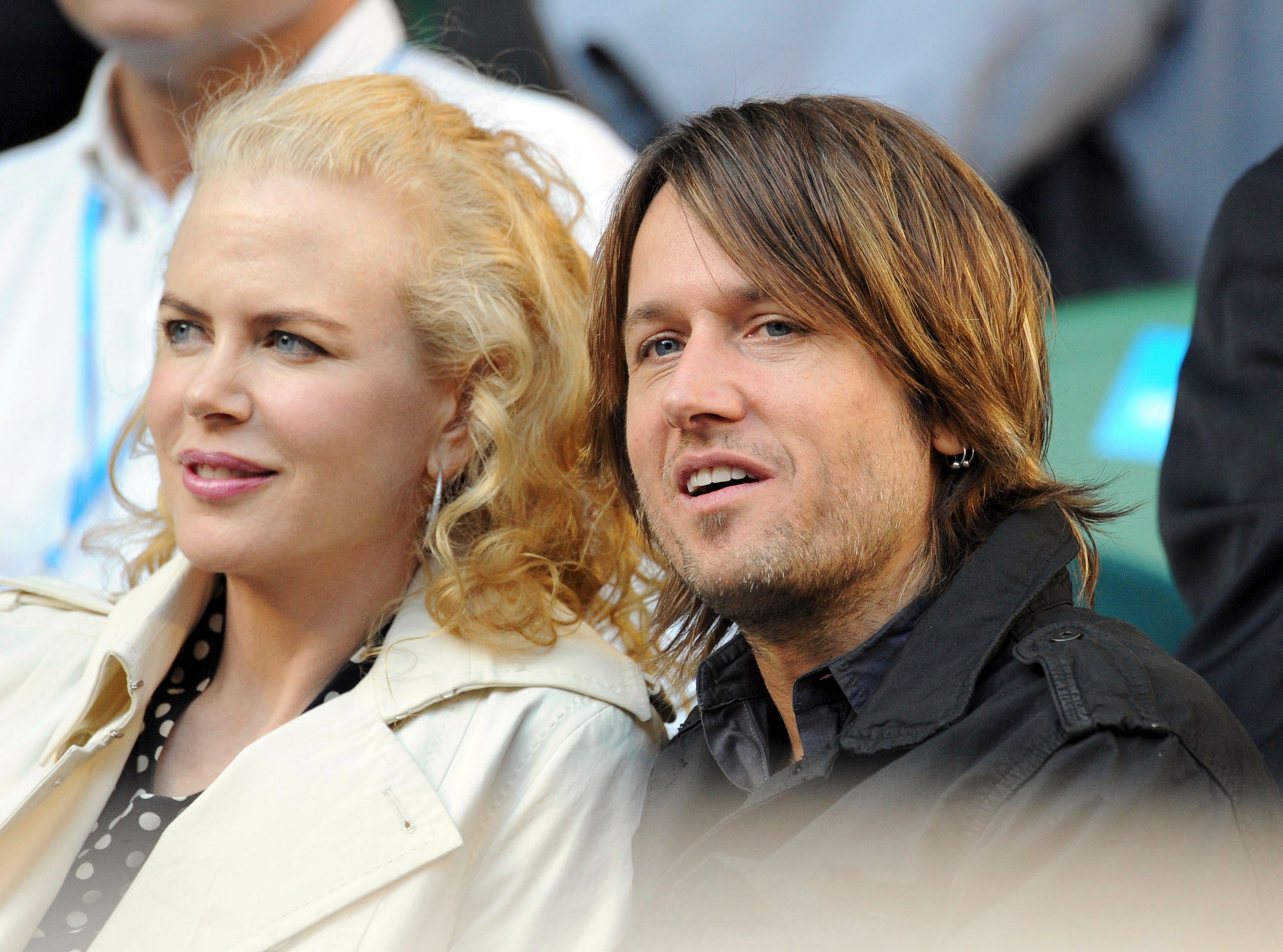 Nicole Kidman and Keith Urban during the Australian Open at Melbourne Park on January 21, 2008 in Melbourne, Australia. | Source: Getty Images