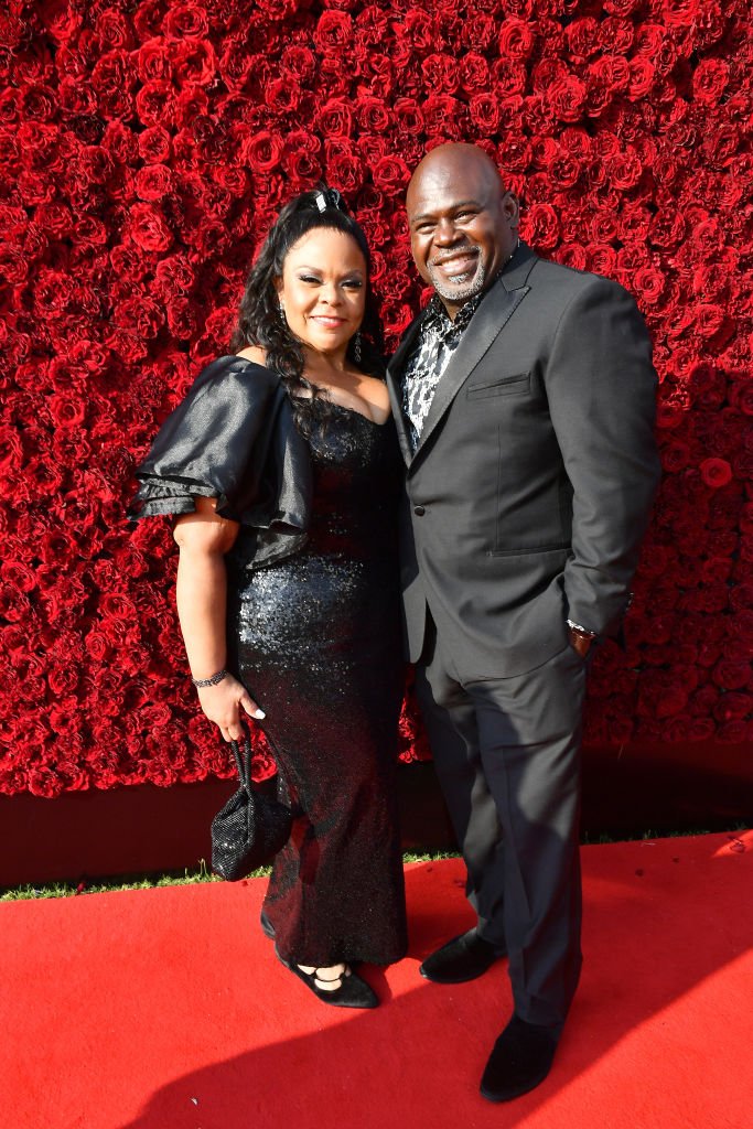 Tamela Mann and David Mann attend Tyler Perry Studios' grand opening gala in October 2019| Photo: Getty Images