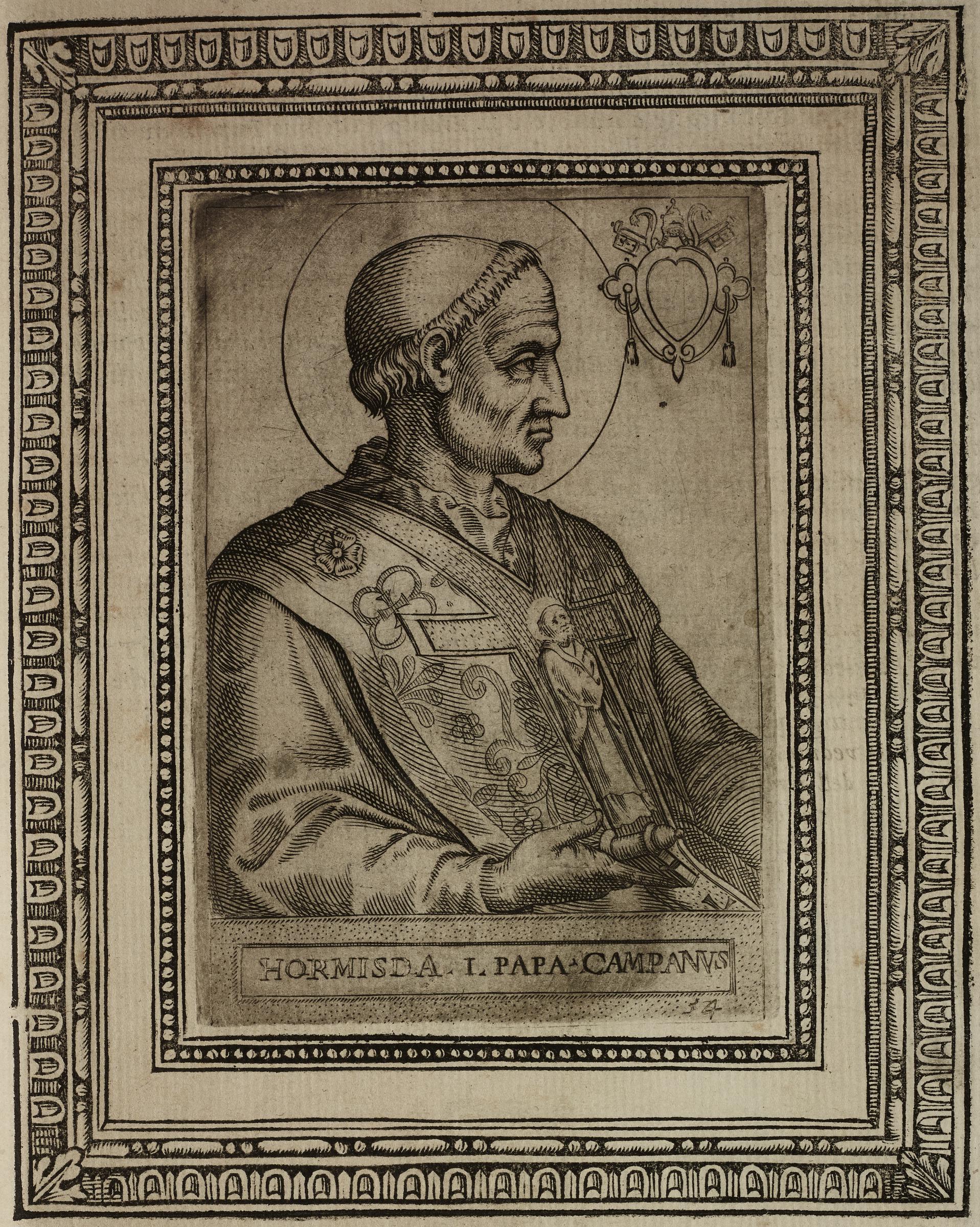 An illustration of Pope Hormisdas circa 520 AD. | Source: Getty Images