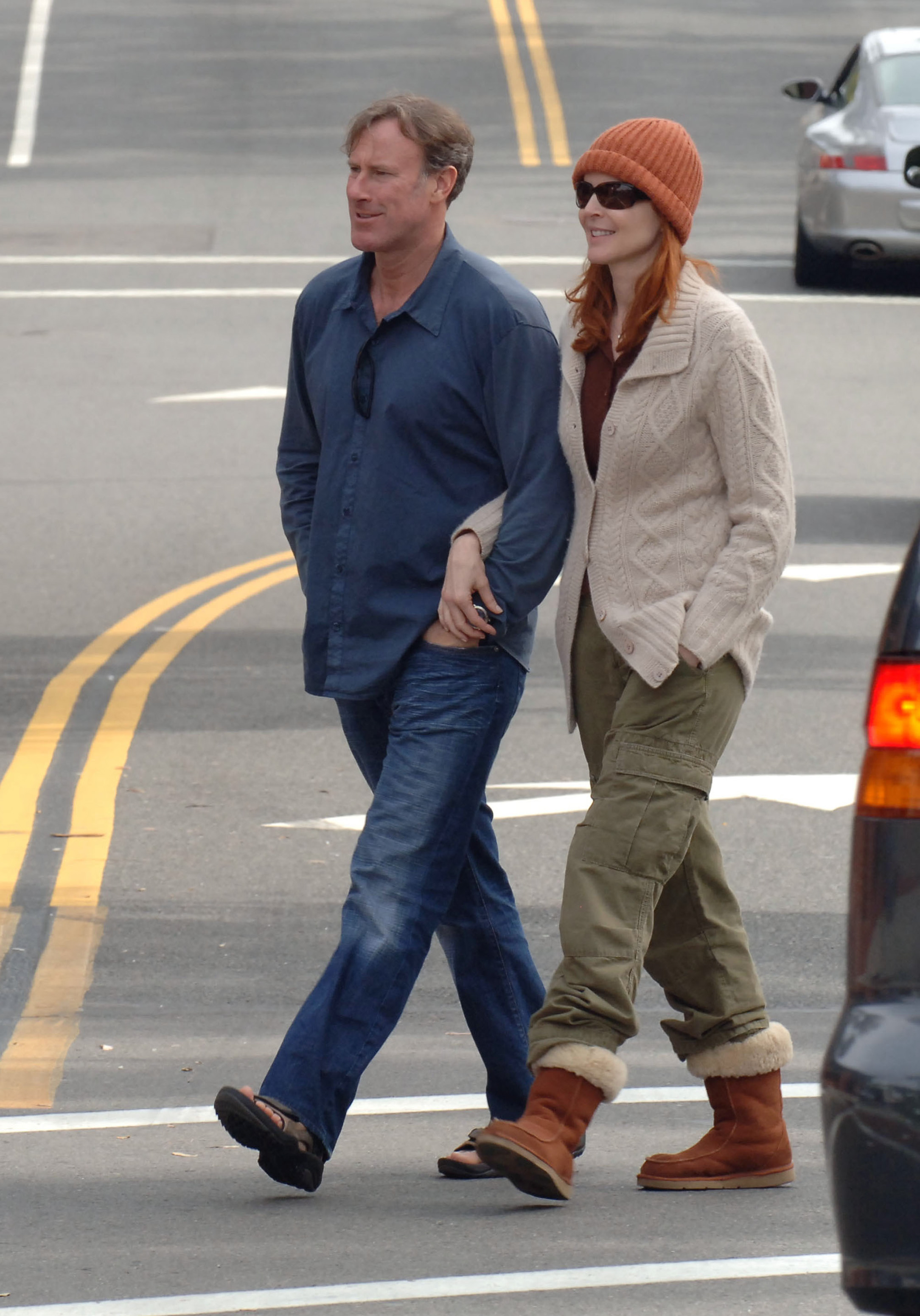 Tom Mahoney and Marcia Cross seen on March 26, 2006, in Los Angeles, California. | Source: Getty Images