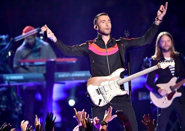 Adam Levine at Mercedes-Benz Stadium on February 3, 2019 in Atlanta, Georgia. | Photo: Getty Images