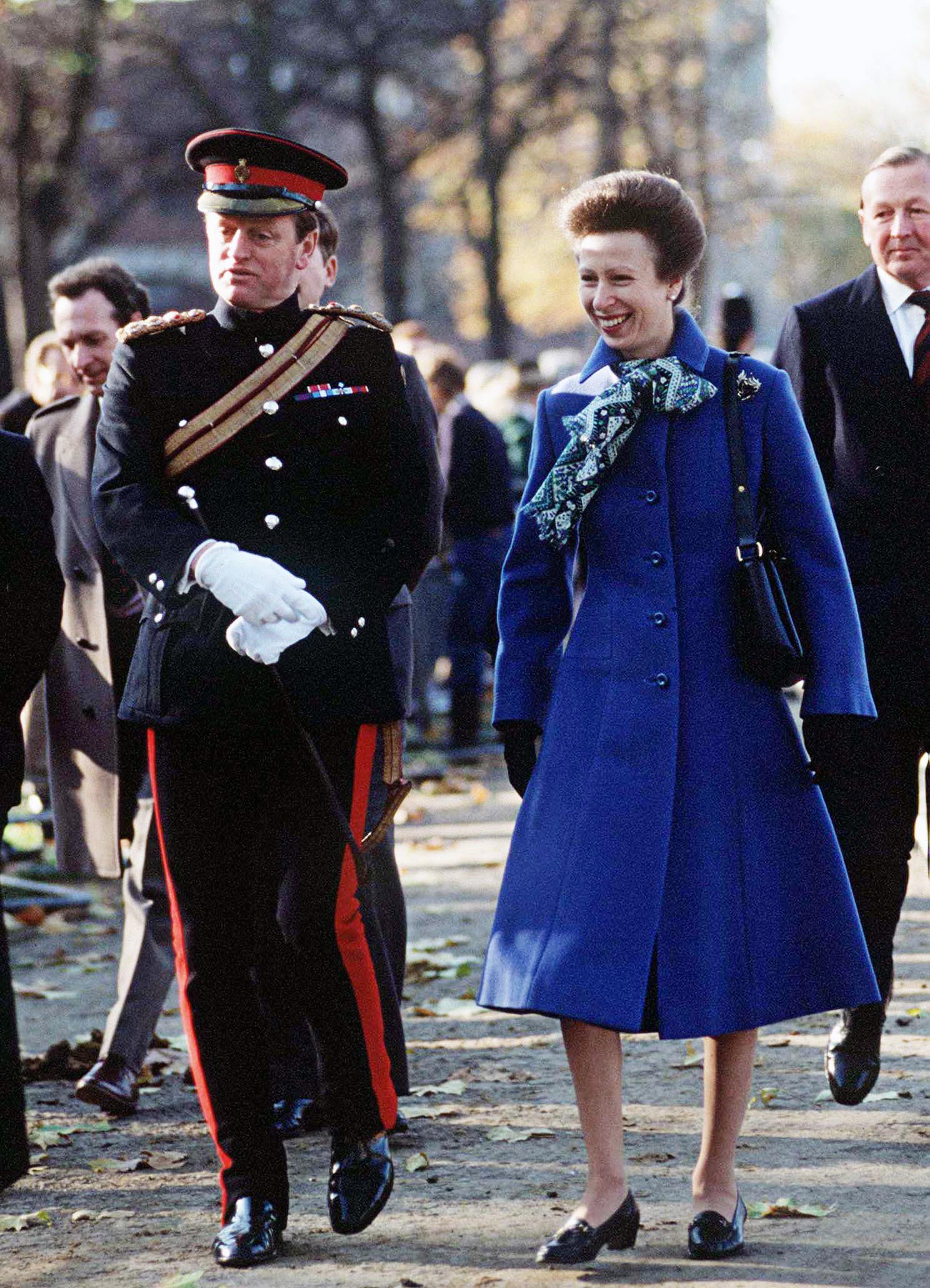 Andrew Parker-Bowles And Princess Anne attend an event on November 16, 1989, in Hyde Park, London. | Source: Getty Images