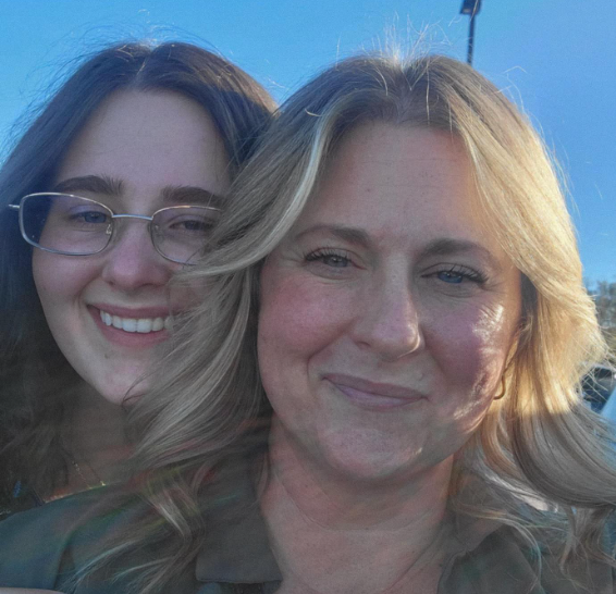 Angela Goodrich poses with her daughter, from a post dated March 26, 2025 | Source: Facebook/sam.goodrich.2025