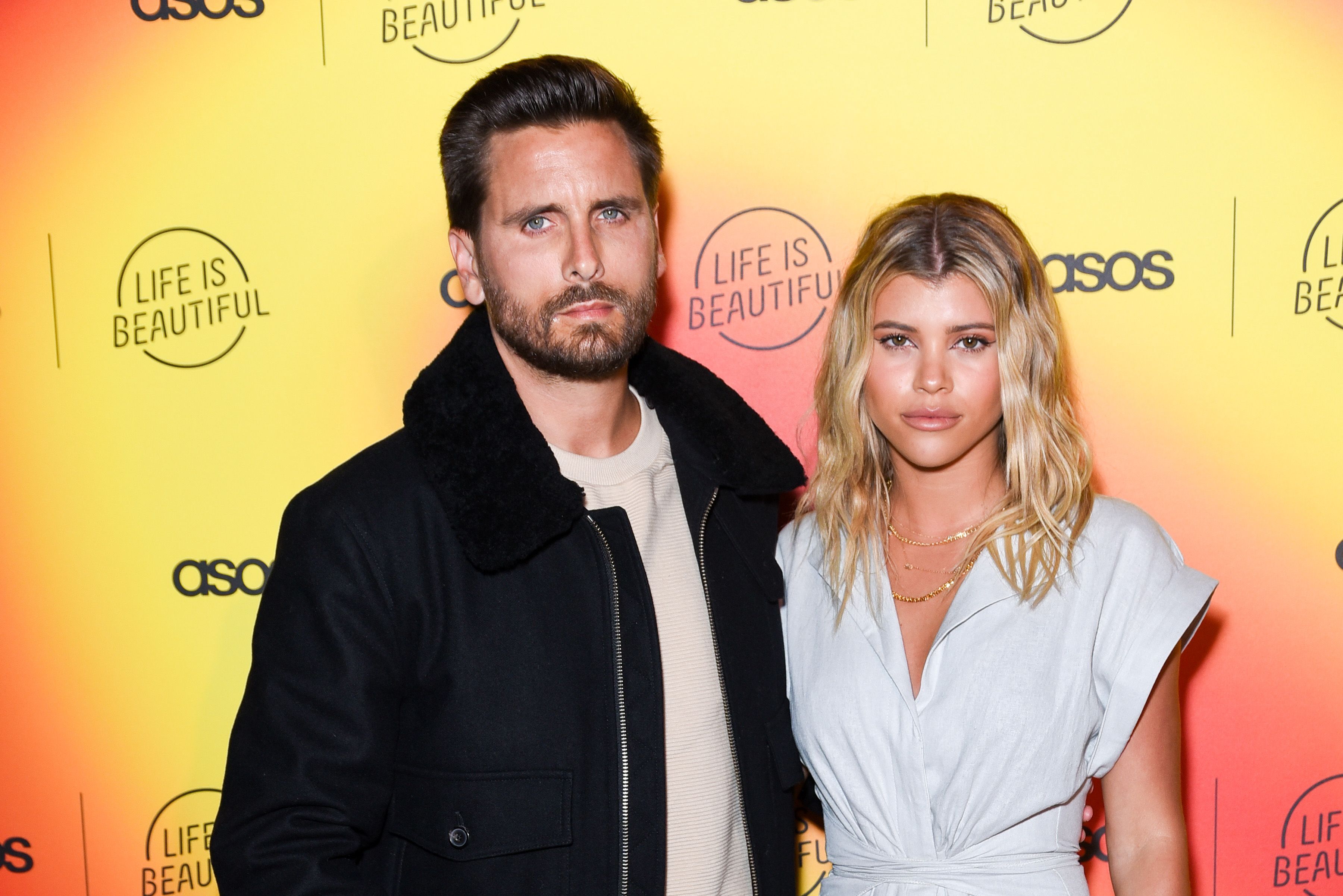 Scott Disick and Sofia Richie at a Life Is Beautiful event in 2019 in Los Angeles | Source: Getty Images