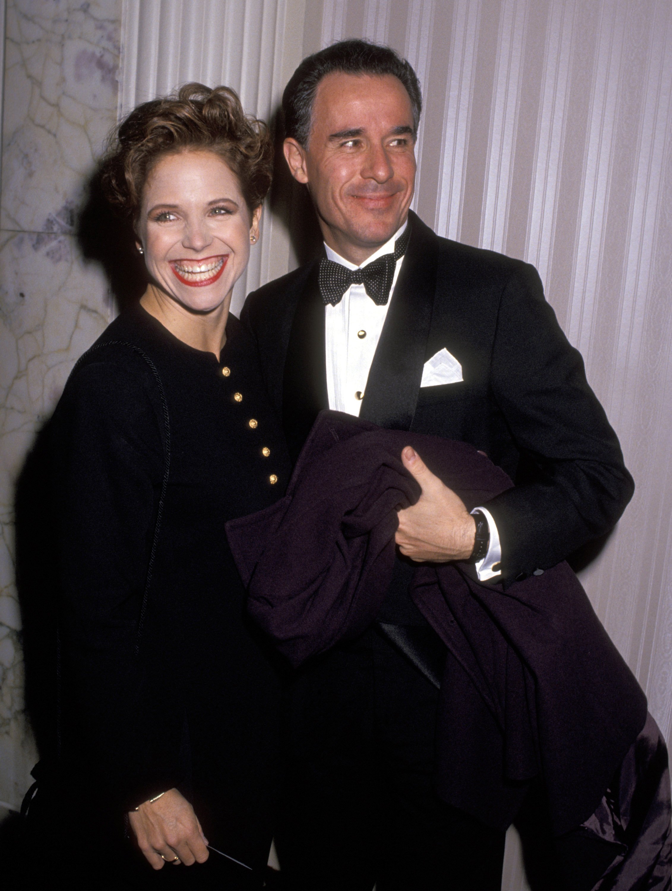 Katie Couric and her late husband Jay Manahan at the Sprit of Liberty Awards in 1994. | Source: Getty Images