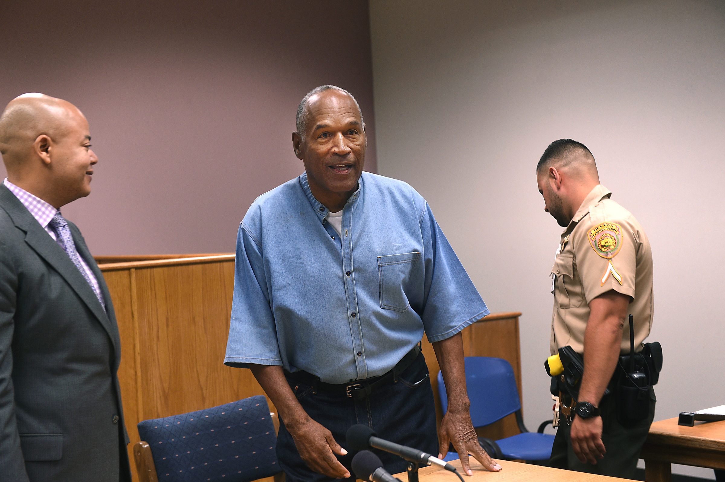 O. J. Simpson at his parole hearing in 2017. | Source: Getty Images