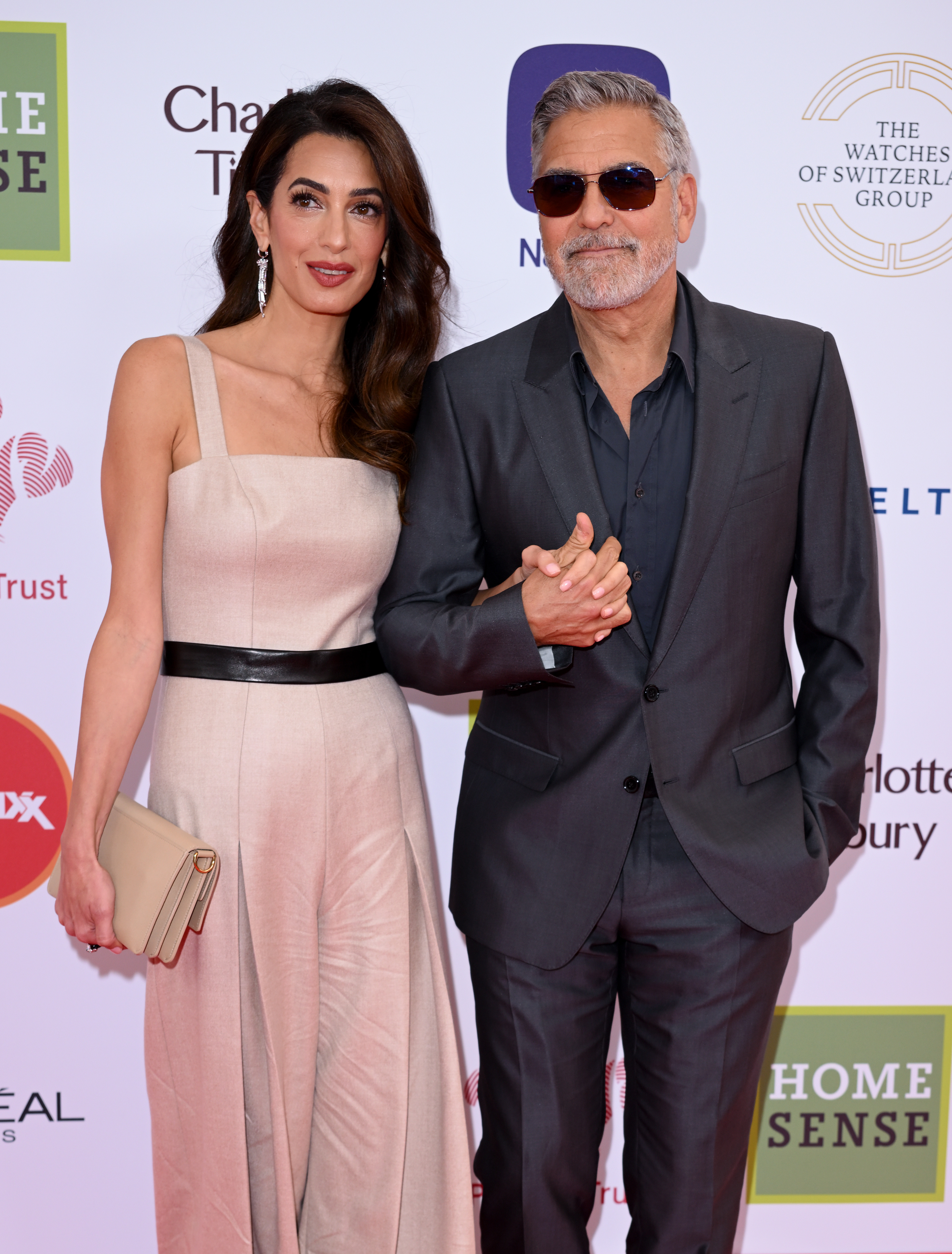 Amal and George Clooney in London in 2023 | Source: Getty Images