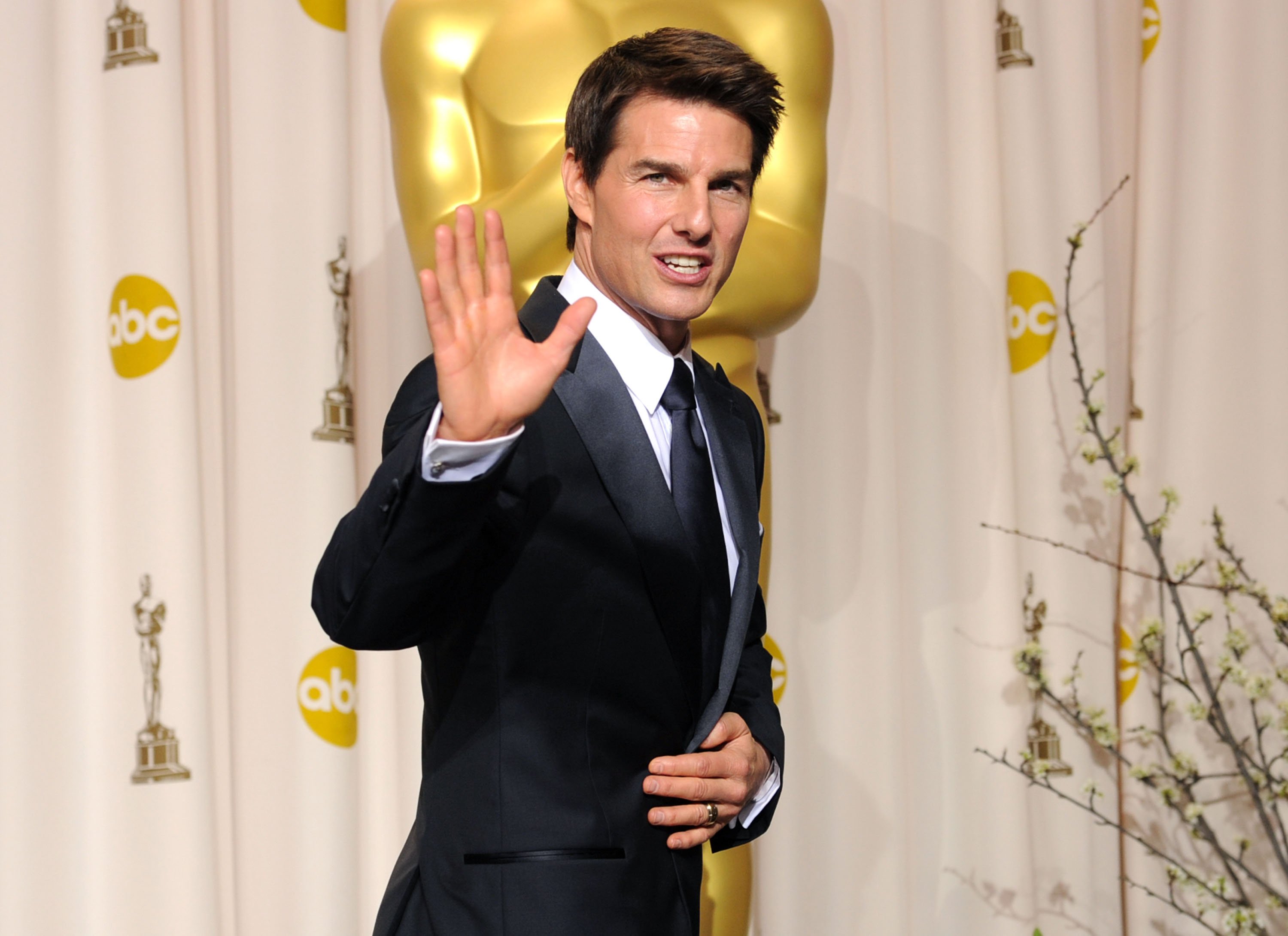 Actor Tom Cruise poses in the press room at the 84th Annual Academy Awards held at the Hollywood & Highland Center on February 26, 2012. | Source: Getty Images