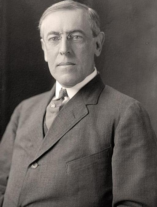 A picture portrait of Woodrow Wilson | Photo: Harris & Ewing, Public domain, via Wikimedia Commons