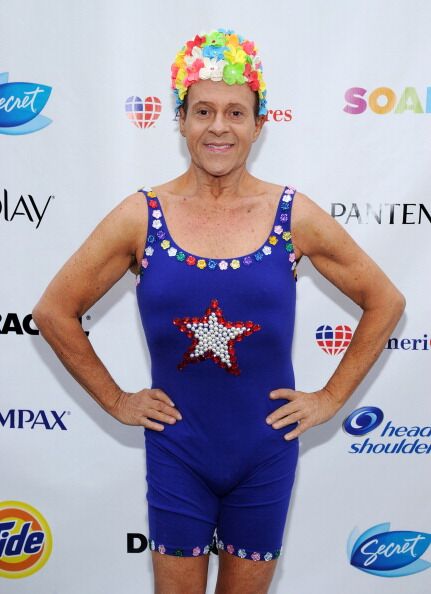 Richard Simmons attends "Swim for Relief" Benefiting Hurricane Sandy Recovery. | Source: Getty Images