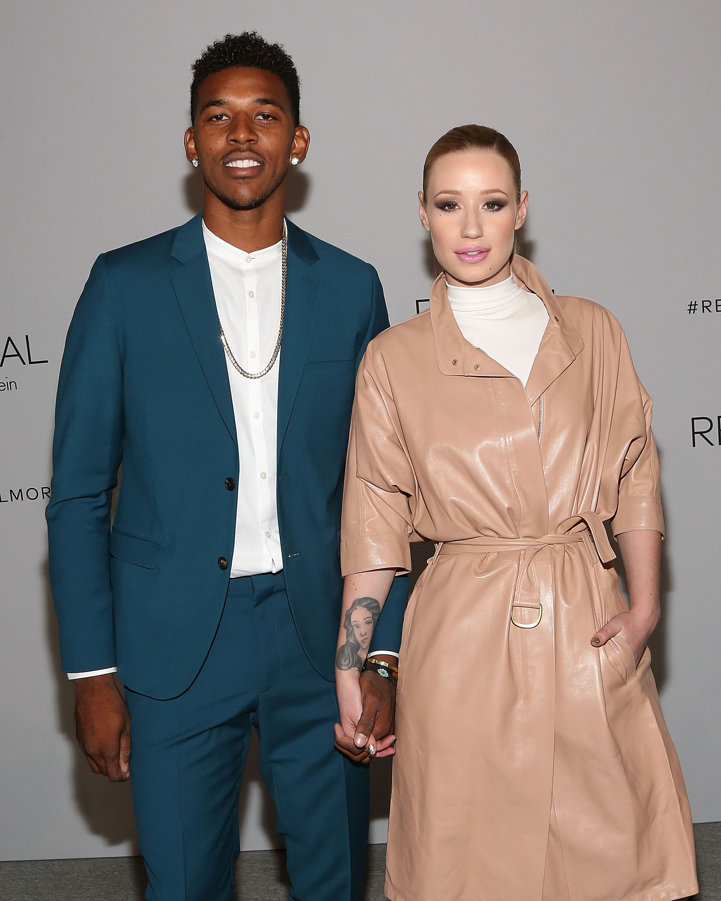 Nick Young and Iggy Azalea at the REVEAL Calvin Klein Fragrance Launch Party on September 8, 2014, in New York City. | Source: Getty Images