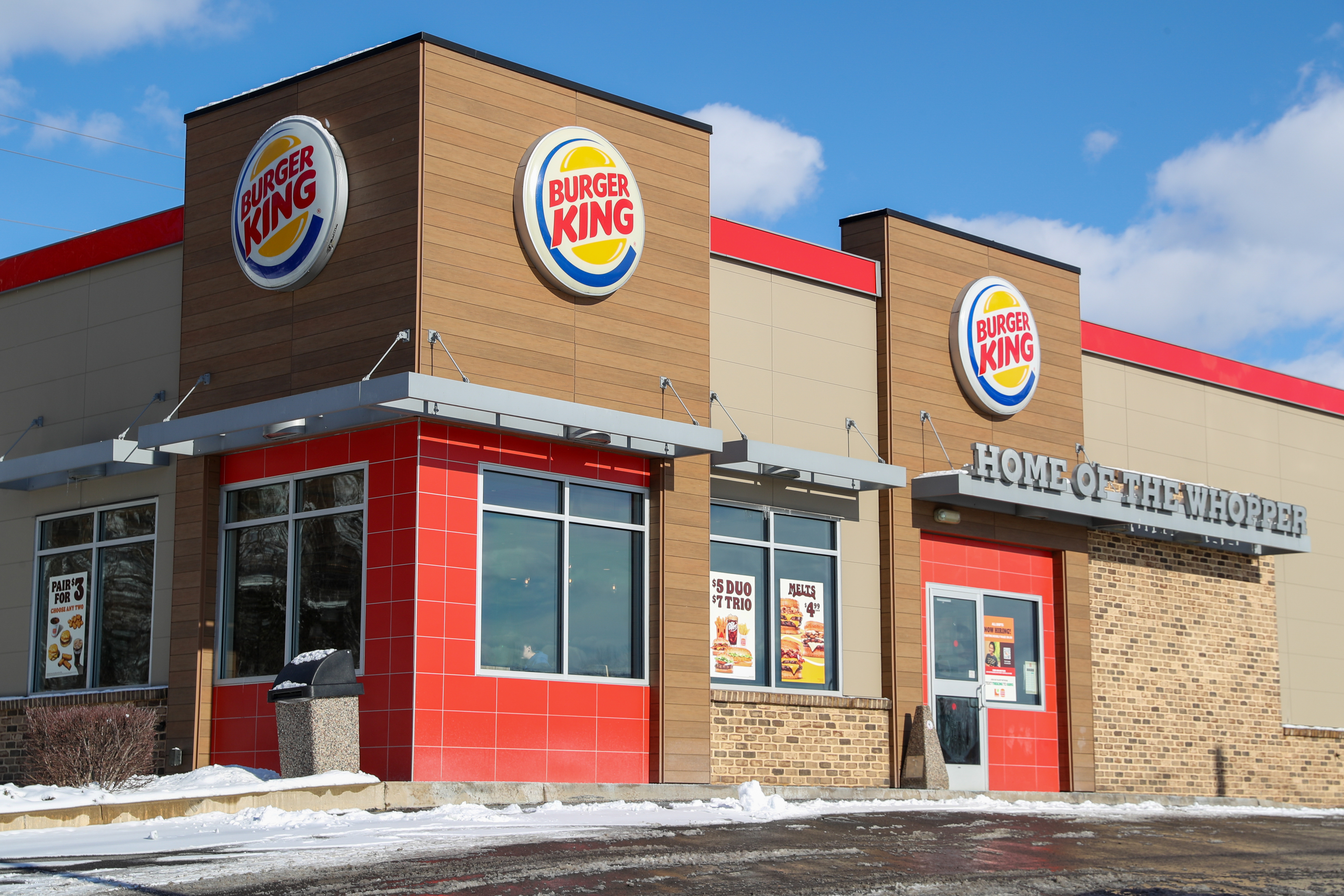 An exterior view of a Burger King fast food restaurant in Danville, Pennsylvania, on January 20, 2025 | Source: Getty Images