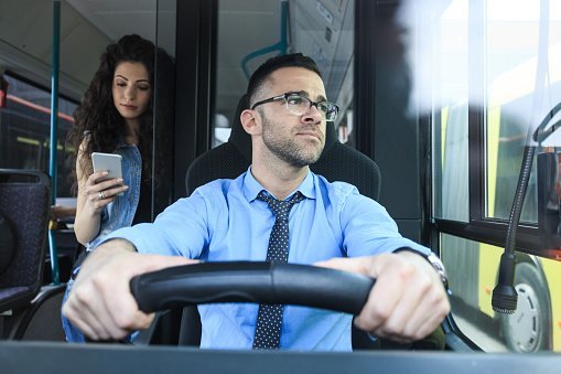 A bus driver who is being charged to court is at work | Photo: Getty Images