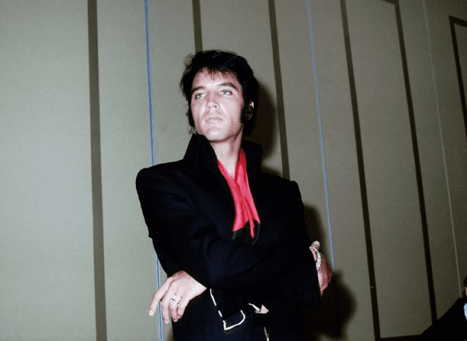 Elvis Presley in Las Vegas, Nevada, am 1. August 1969. | Quelle: Getty Images