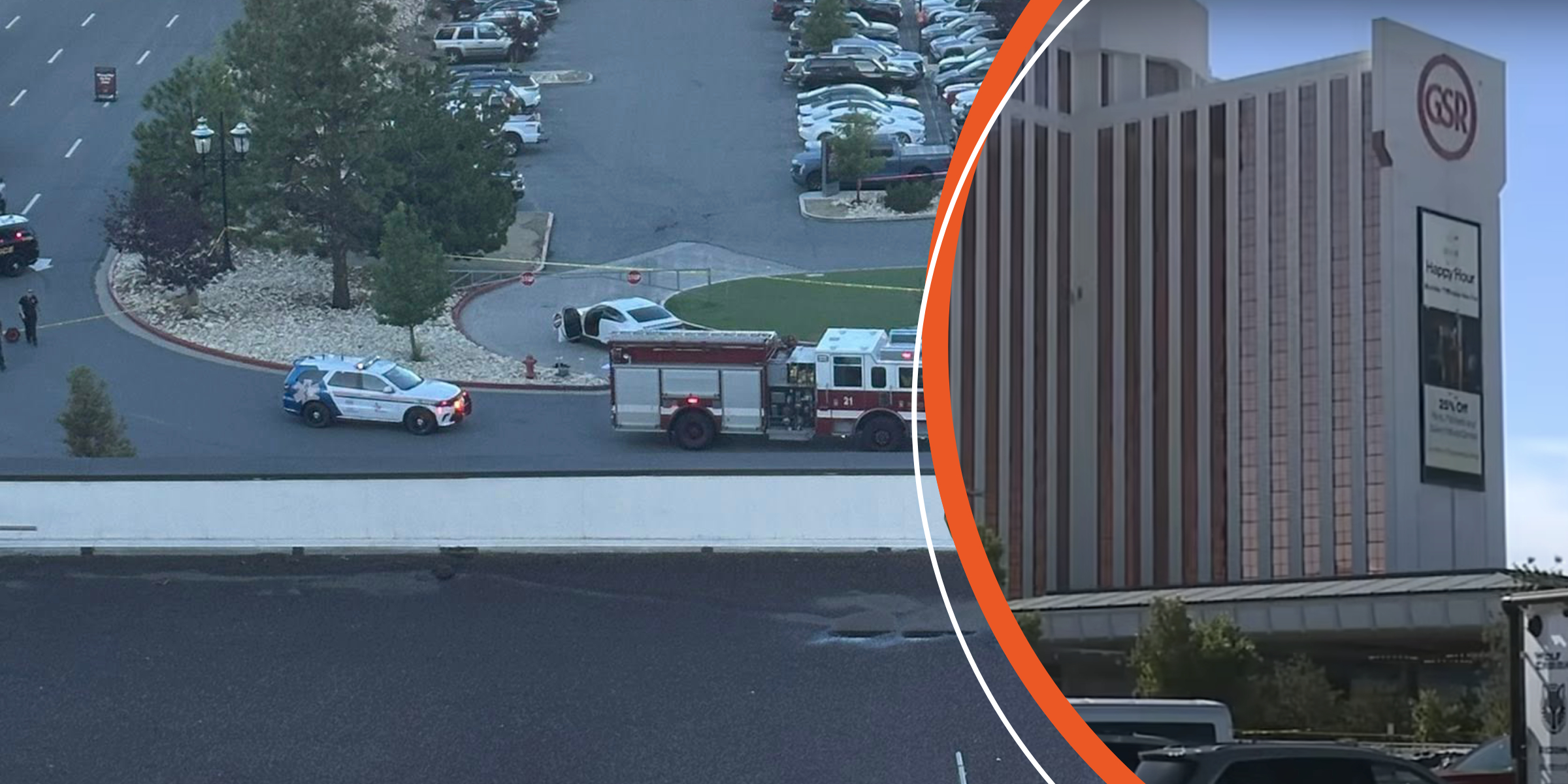 The Premises of Grand Sierra Resort | Source: YouTube/ABC7, Facebook/Michael Sisco